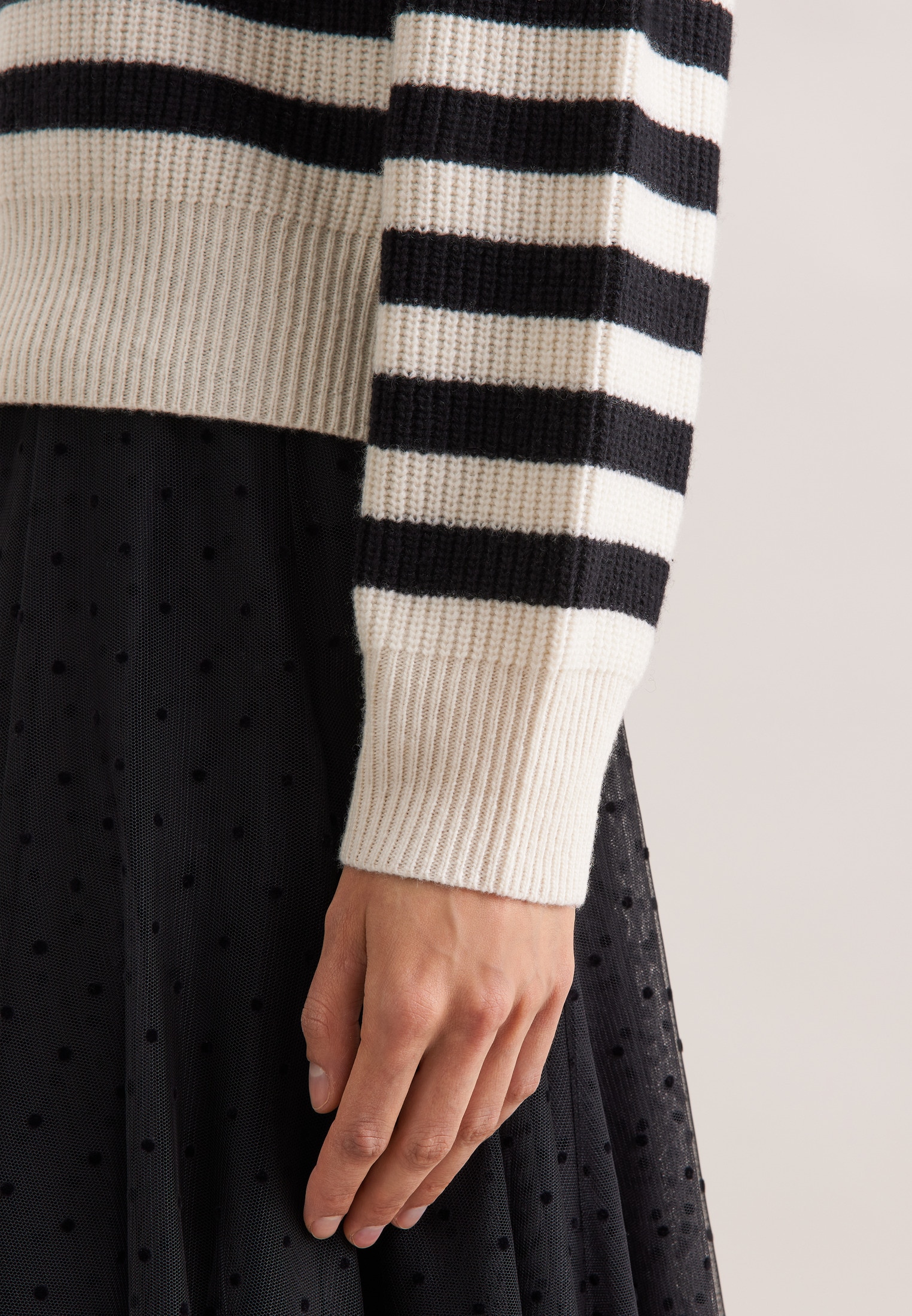 seidensticker Strickpullover 1/1 Gestreift