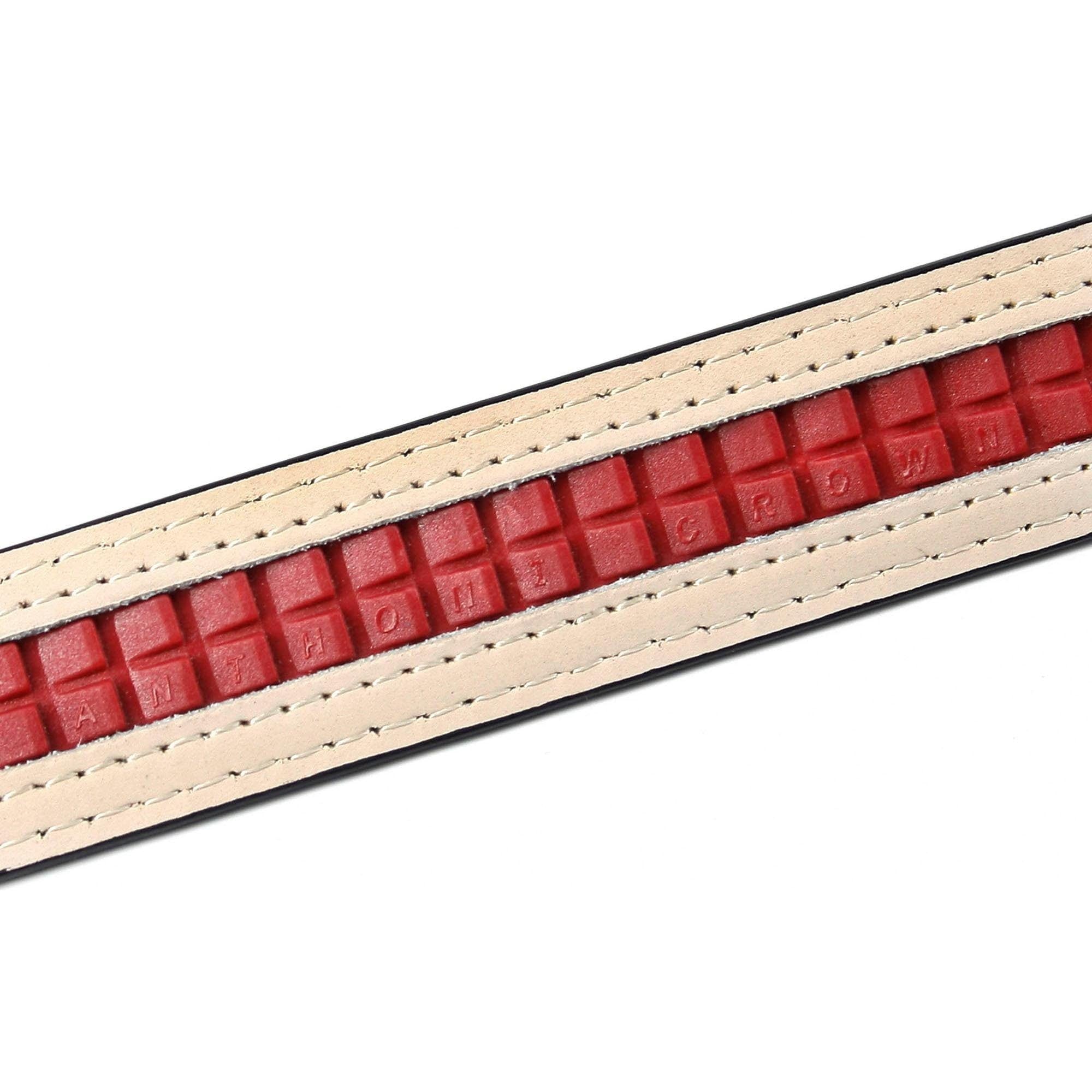 in aus OTTO Gürtel innovativem bei Ledergürtel, Crown Anthoni bestellen 3D-Optik rot in Leder