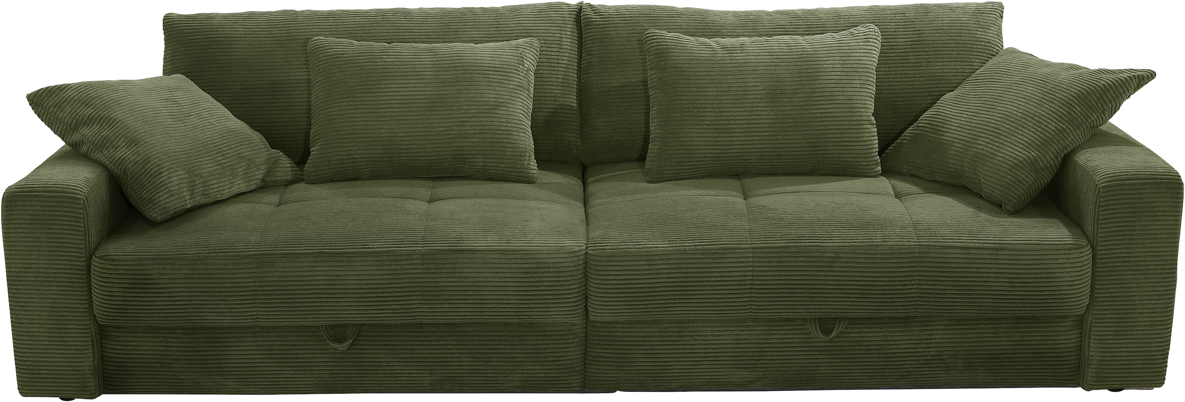 Jockenhöfer Gruppe Big-Sofa »Space XL, B: 284 cm« Mega-Sofa mit Bettkasten & 4 Zierkissen