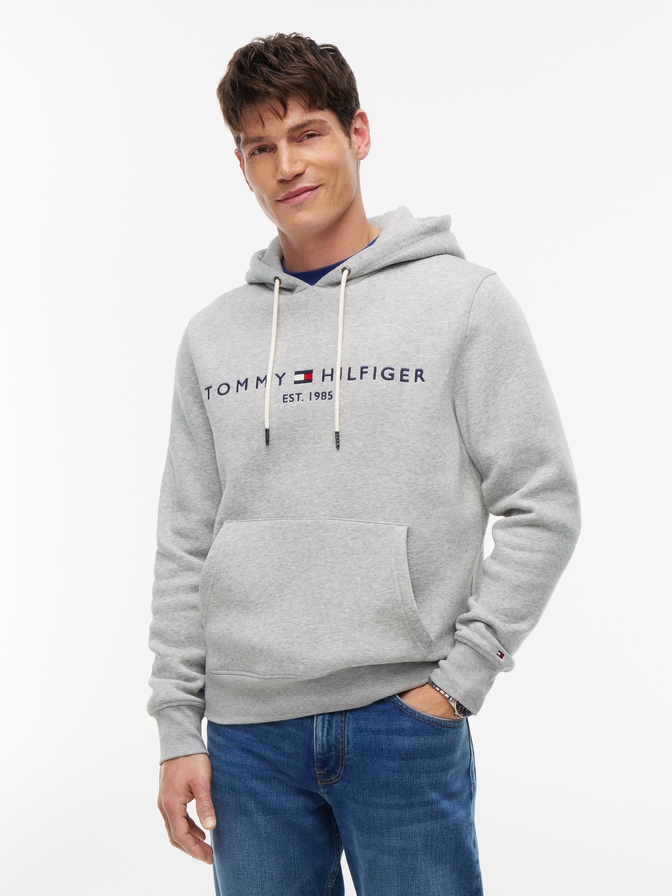Tommy Hilfiger Kapuzensweatshirt »TOMMY LOGO HOODY«, Baumwoll-Mix
