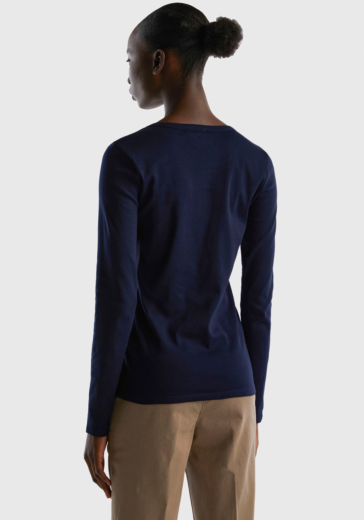 United Colors of Basic-Look im online Benetton Langarmshirt, bestellen bei OTTO