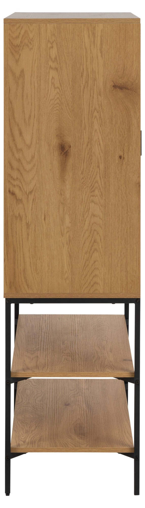 ACTONA GROUP Stauraumschrank »Jaipur Sideboard, Regal,«, Wildeiche-Optik, 2 Türen und 2 Einlegeböden, Lamellenfront