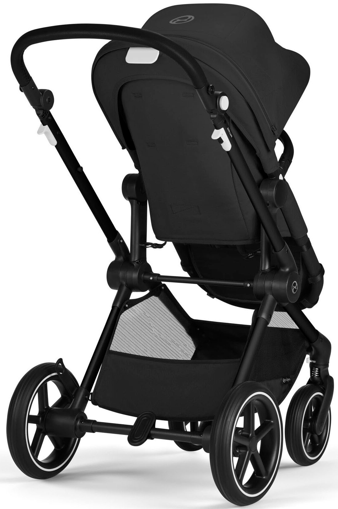 Cybex Kombi-Kinderwagen »Eos Lux, moon black«, 22 kg