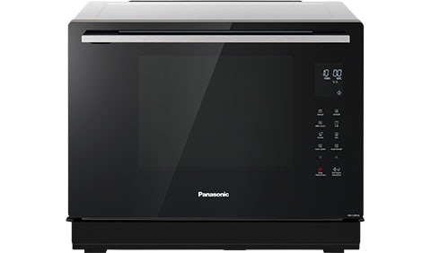 Panasonic Mikrowelle »NN-CS89LBGPG« Dampfgarfunktion Grill und Heißluft Mikrowelle 1000 W in schwarz