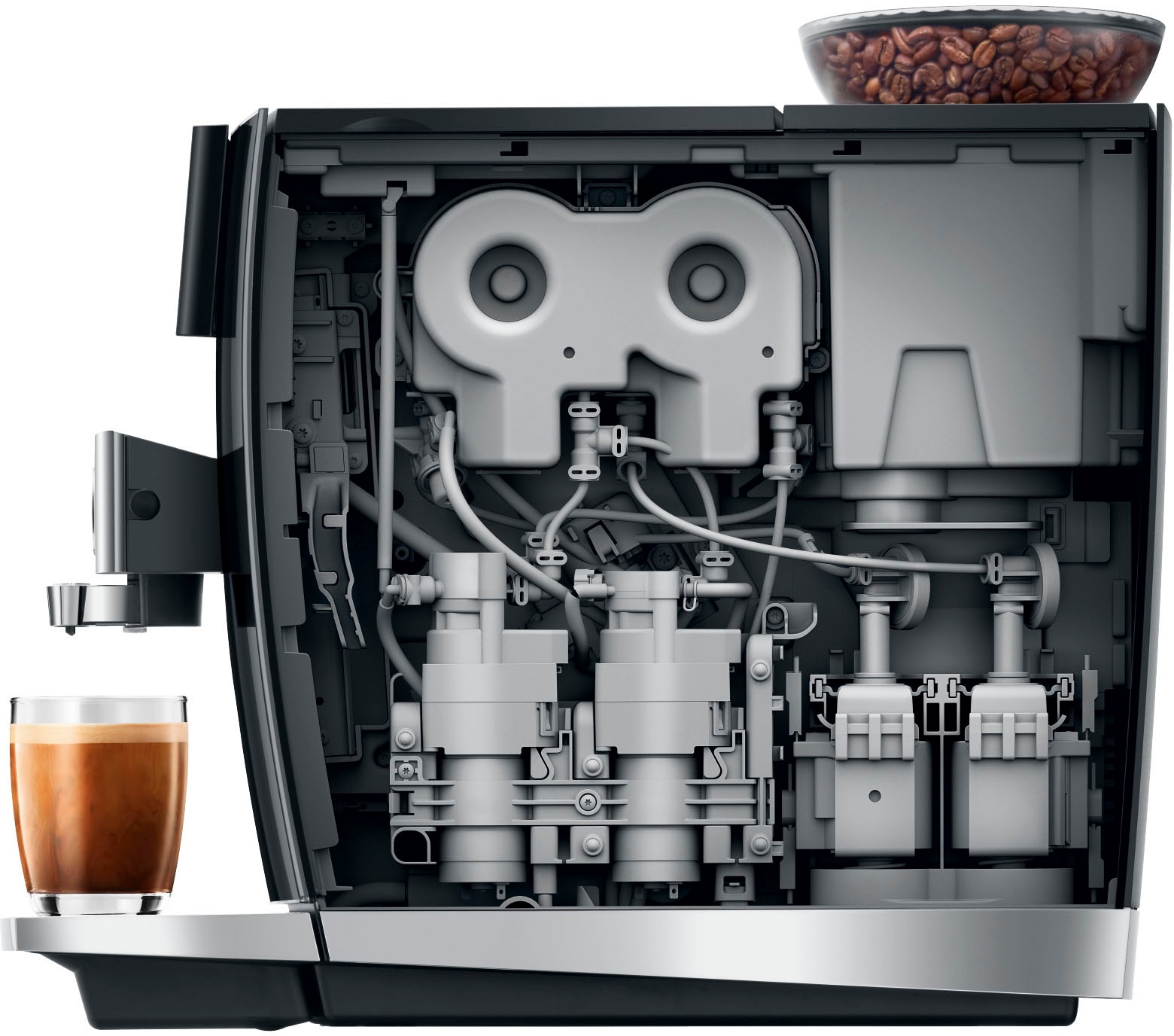 JURA Kaffeevollautomat »15478 GIGA 10 (EA), Diamond Black« 35 Spezialitäten, Cold Brew, 2 Mahlwerk