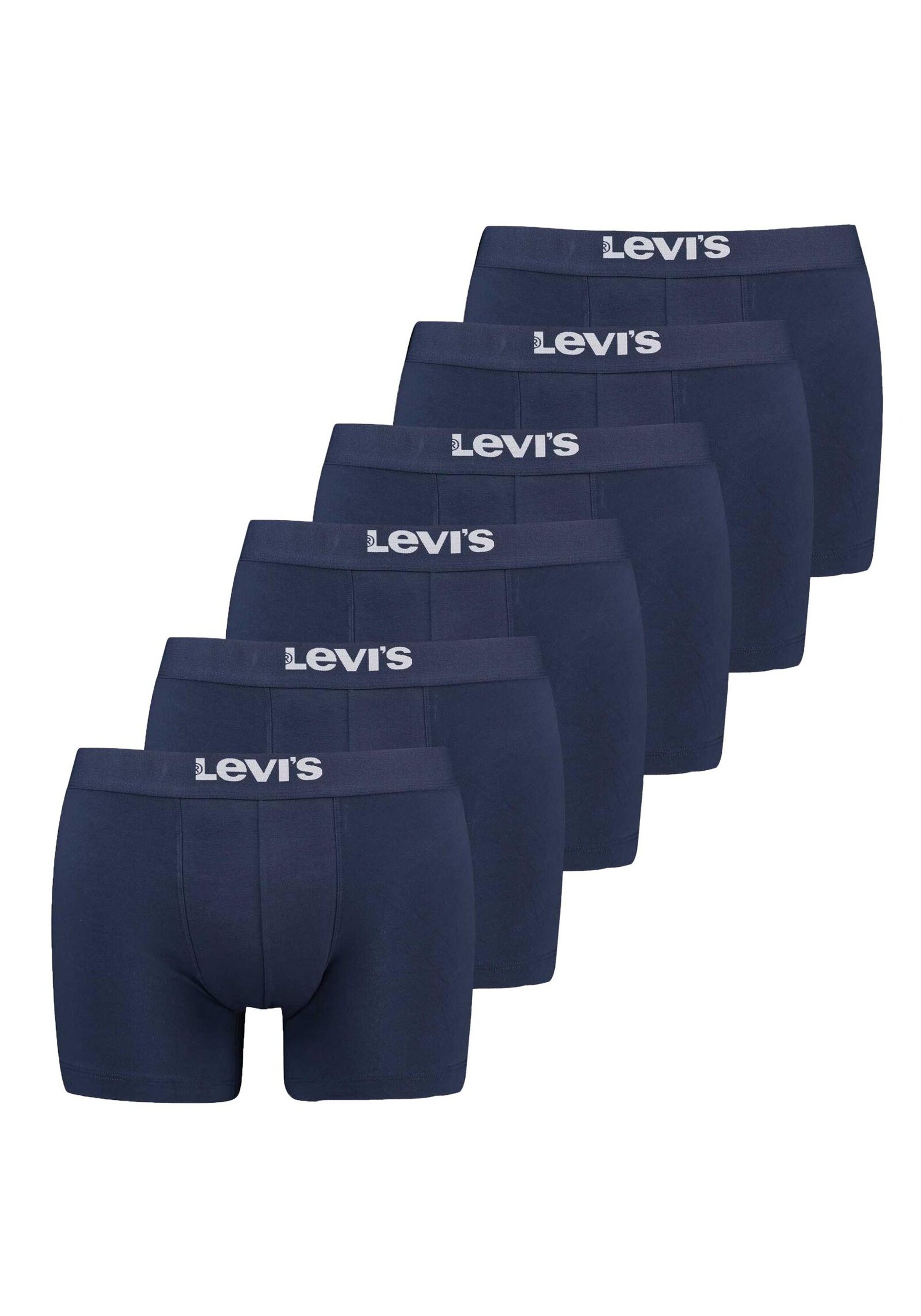 Levi's® Boxershorts »Boxershort SOLID BASIC BOXER BRIEF ORG CO 6P ECOM 6er Pack«