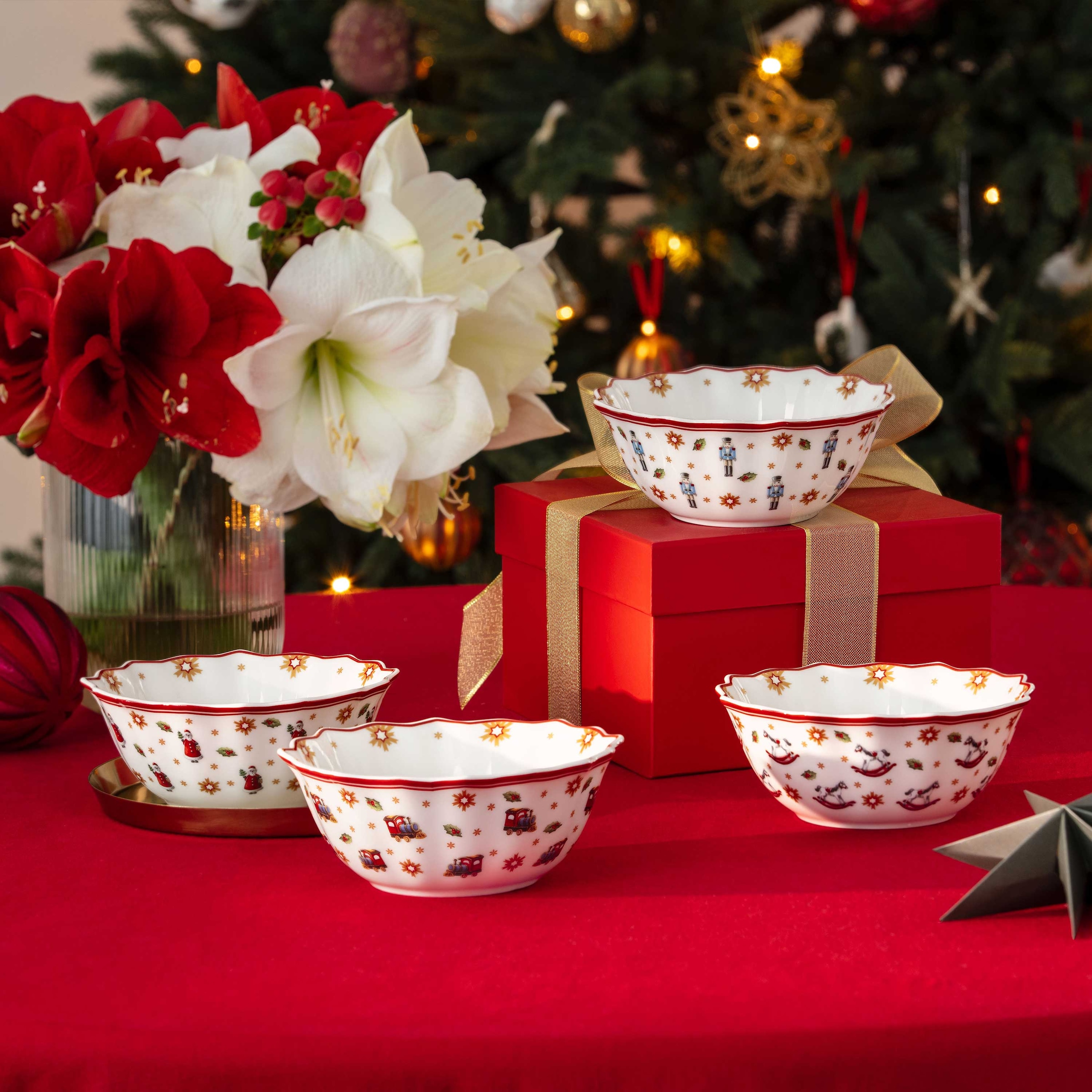 Villeroy & Boch Schale »Toy's Delight Jubiläums-Schalen Set 4tlg. 15x15x6cm« 4 aus Porzellan Premium Porzellan