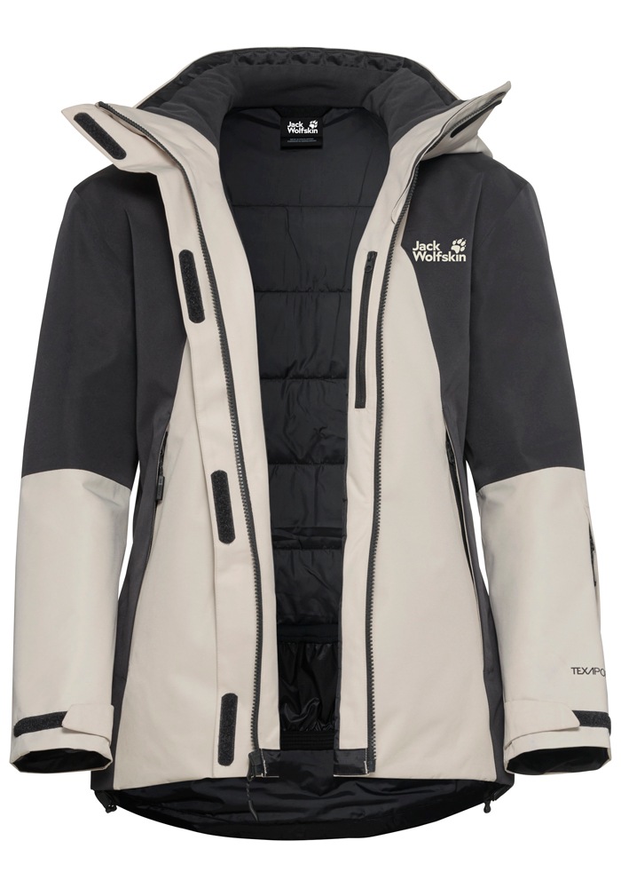 Jack Wolfskin Skijacke »FLOWLINE 2L INS JKT W«, mit Kapuze