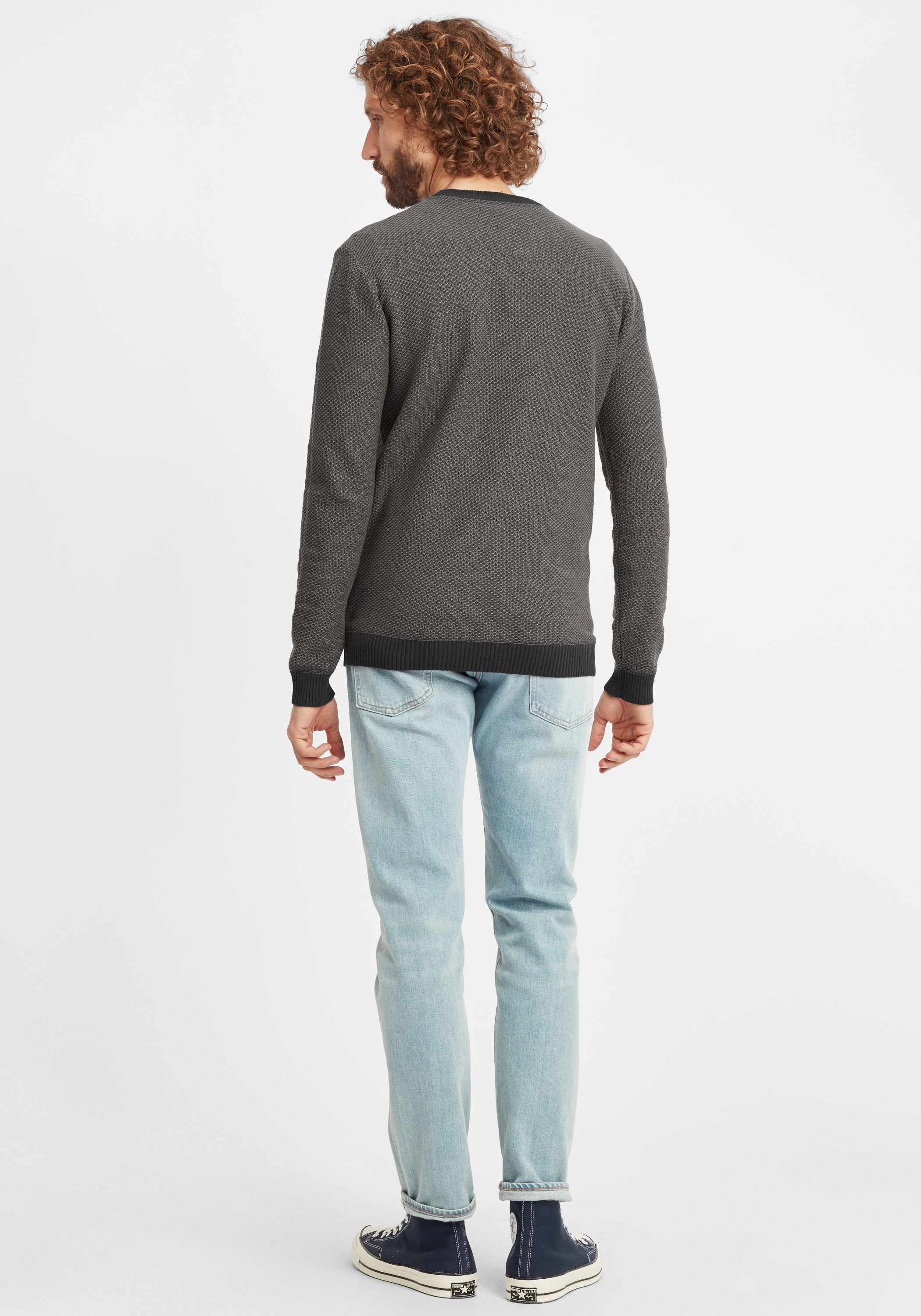 !Solid Strickfleece-Pullover »Strickpullover SDDumon«