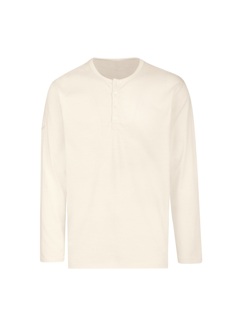 Trigema Longsleeve »TRIGEMA Langarmshirt mit Knopfleiste«, (1 tlg.)