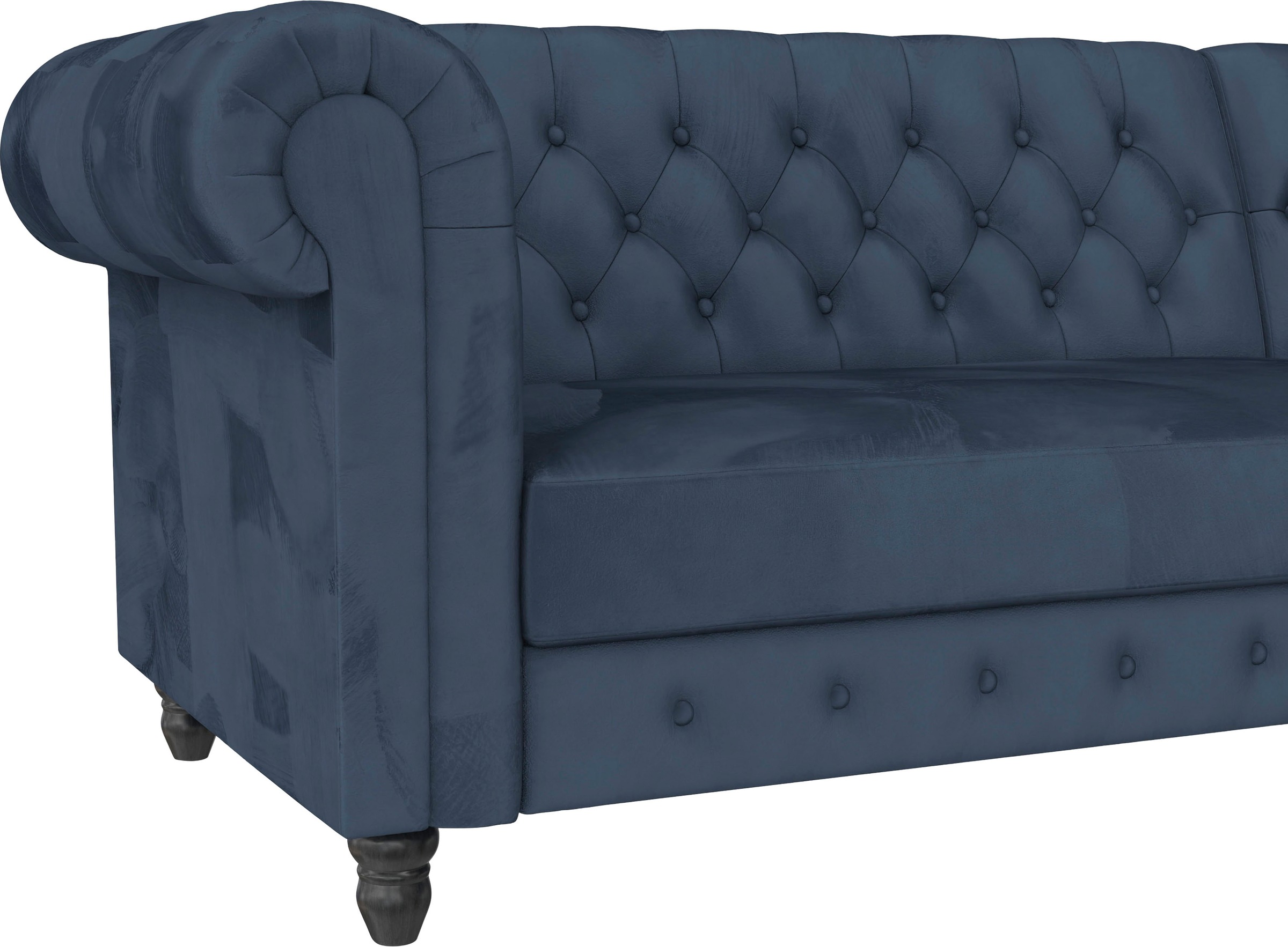 Dorel Home Ecksofa »Felix, L-Form, 241 cm (Liegefl.108x195 cm), Recamiere tauschbar,« verstellb. Rückenlehne, Bett-Funktion, Velours, Kunstleder, Vintage