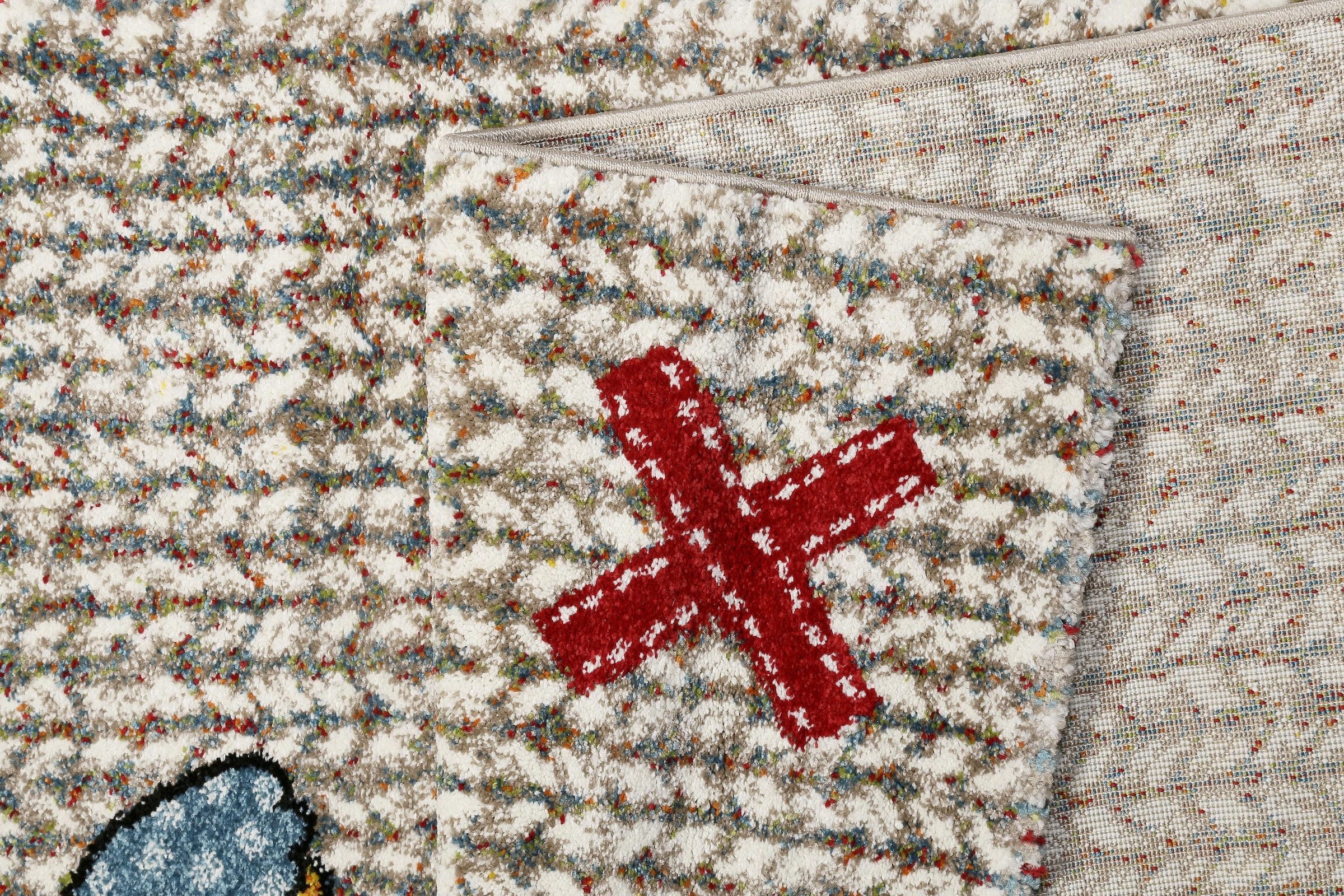 Sigikid Kinderteppich »Patchwork Sweetys«, rechteckig, 13 mm Höhe