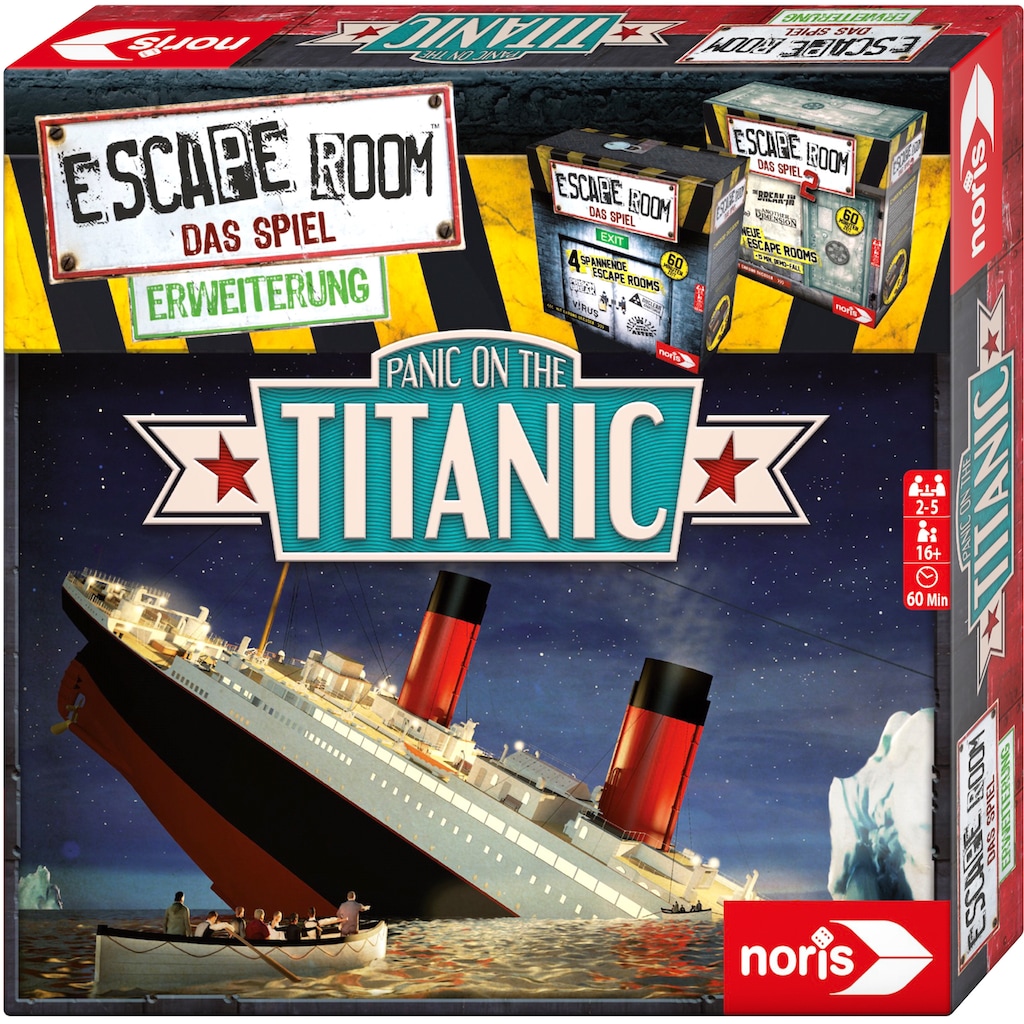 Noris Spiel »Erweiterungsspiel, Escape Room: Panic on the Titanic«