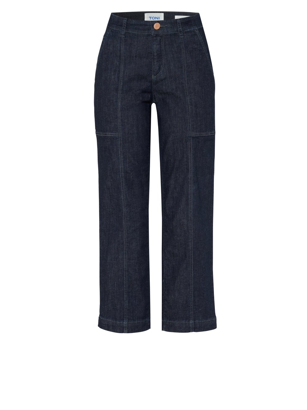 TONI 7/8-Jeans mit Stretch und im Cargo-Stil