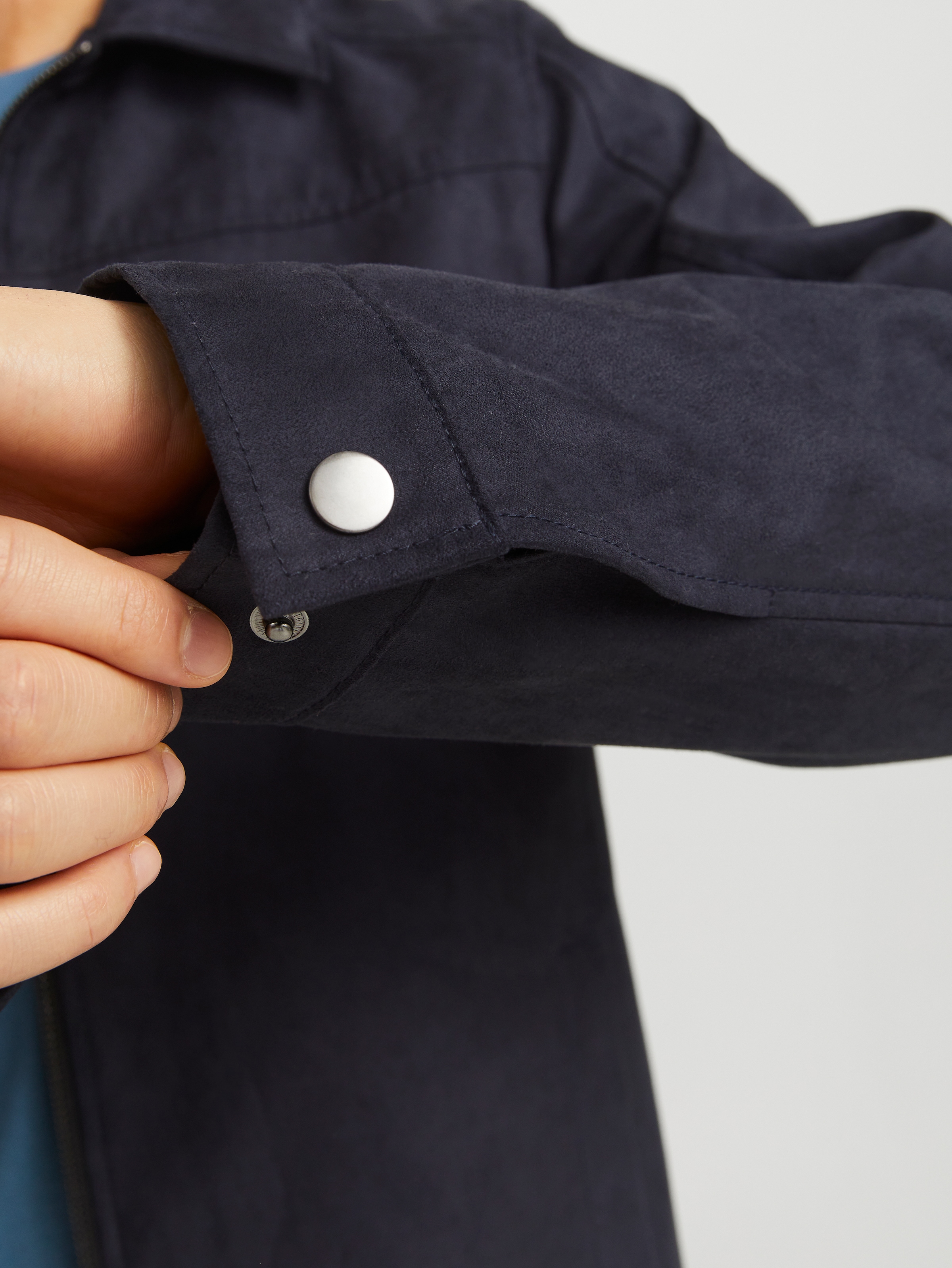 Jack & Jones Hemdjacke »JJEDYLAN SHACKET NOOS«, ohne Kapuze, mit Fly-Away Kragen