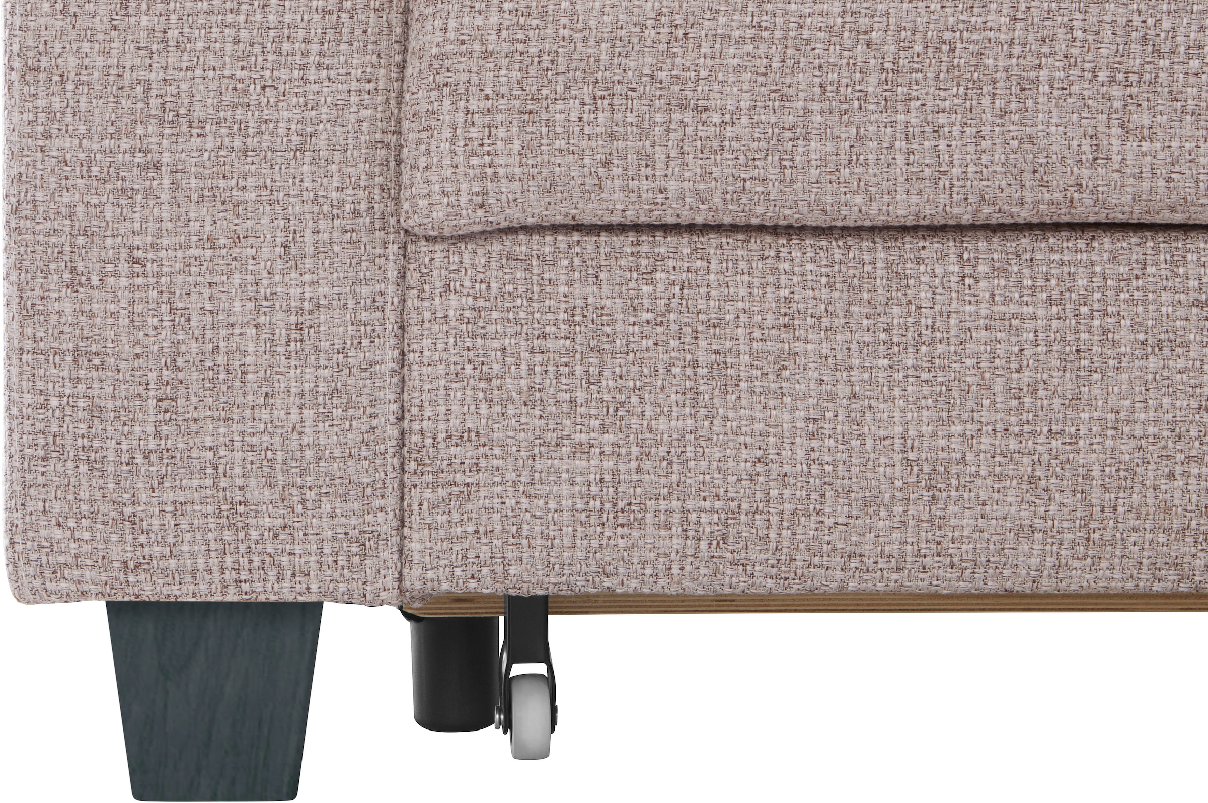 TRENDMANUFAKTUR Ecksofa »Chamber, zeitlos & elegant, bequem, L-Form«, inklusive einer Kopfstütze, wahlweise mit Schlaffunktion