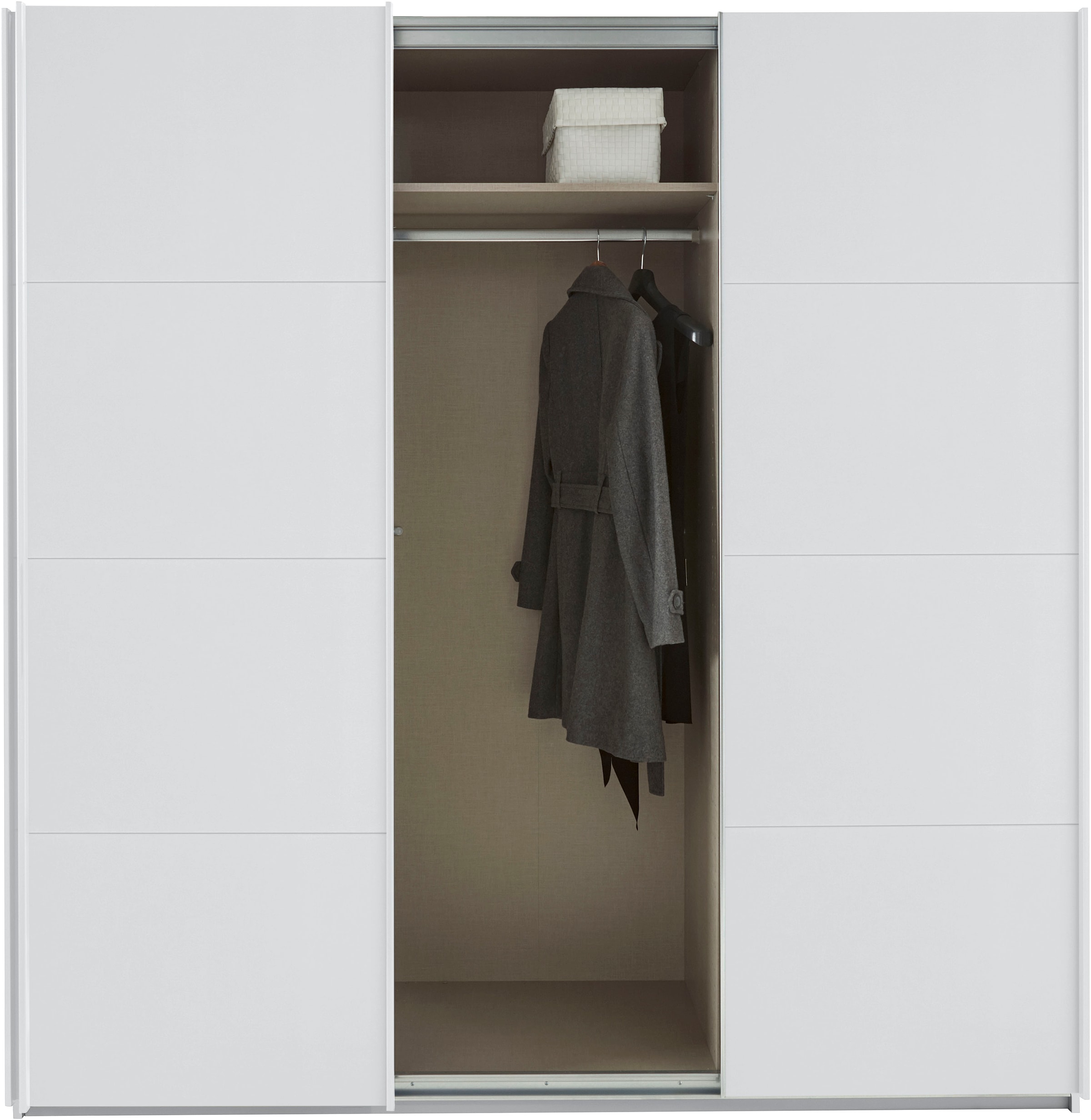 rauch Schwebetürenschrank »Kleiderschrank Schrank Garderobe TOPSELLER OTELI inkl. Inneneinteilung« Breiten 203/271/315/360 cm Höhen 210/229 cm,  mit 3 Innenschubladen sowie zusätzlichen Einlegeböden MADE IN GERMANY