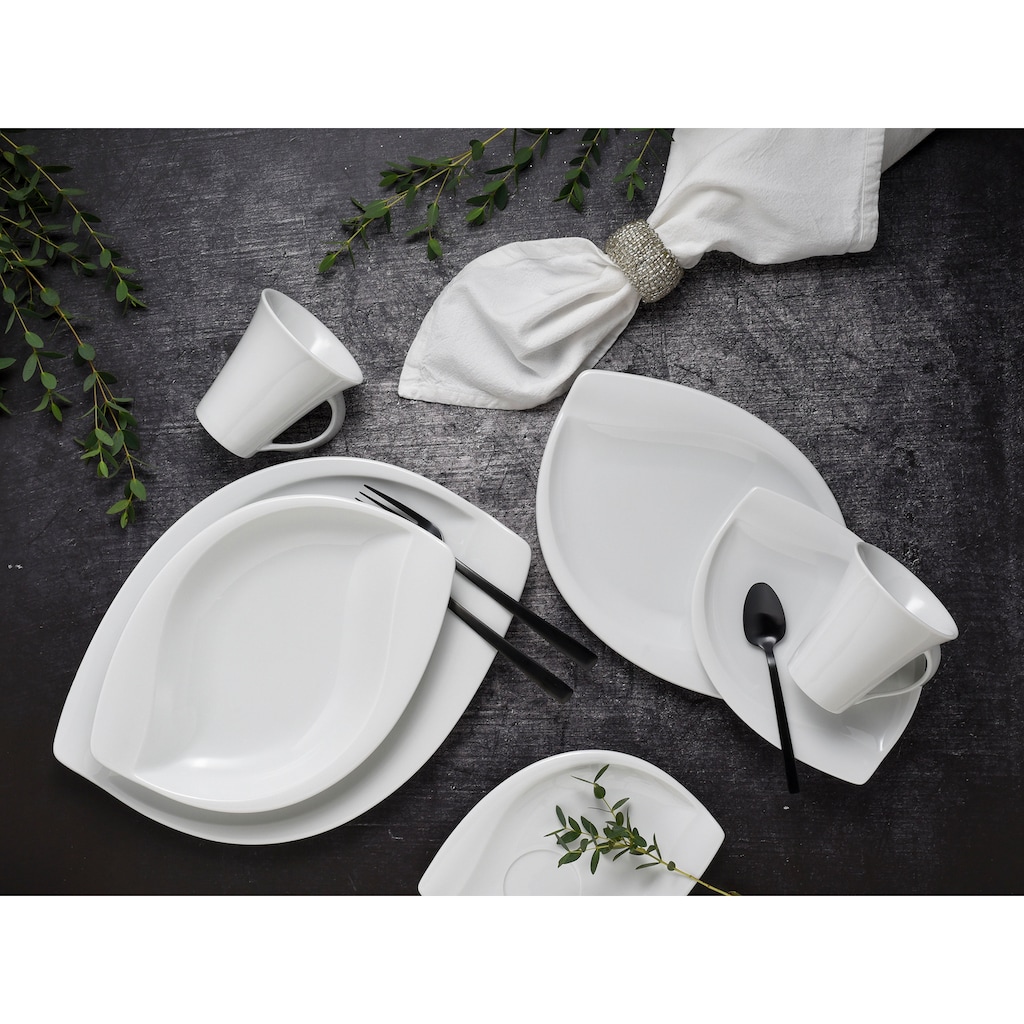 CreaTable Kombiservice »Geschirr-Set ACACIA«, (Set, 30 tlg., Kaffeeservice und Tafelservice im Set, für 6 Personen)