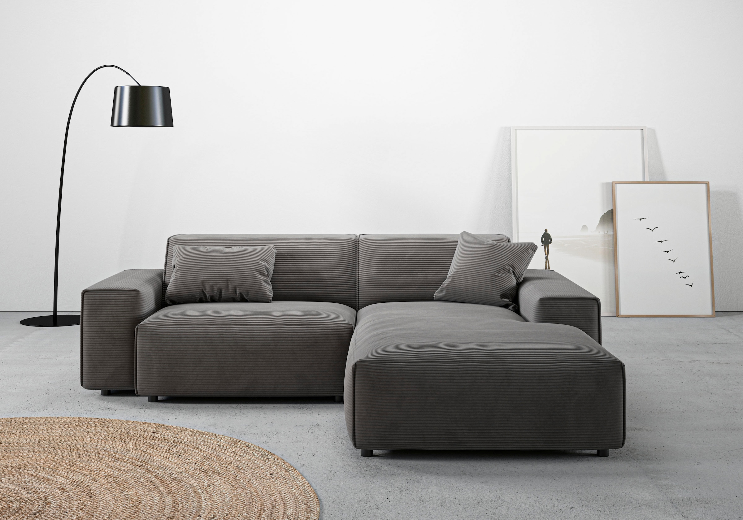 Ecksofa »Glimminge L-Form auch in Breitcord, Feincord + Easy care-Bezug,«, Breite 234,...