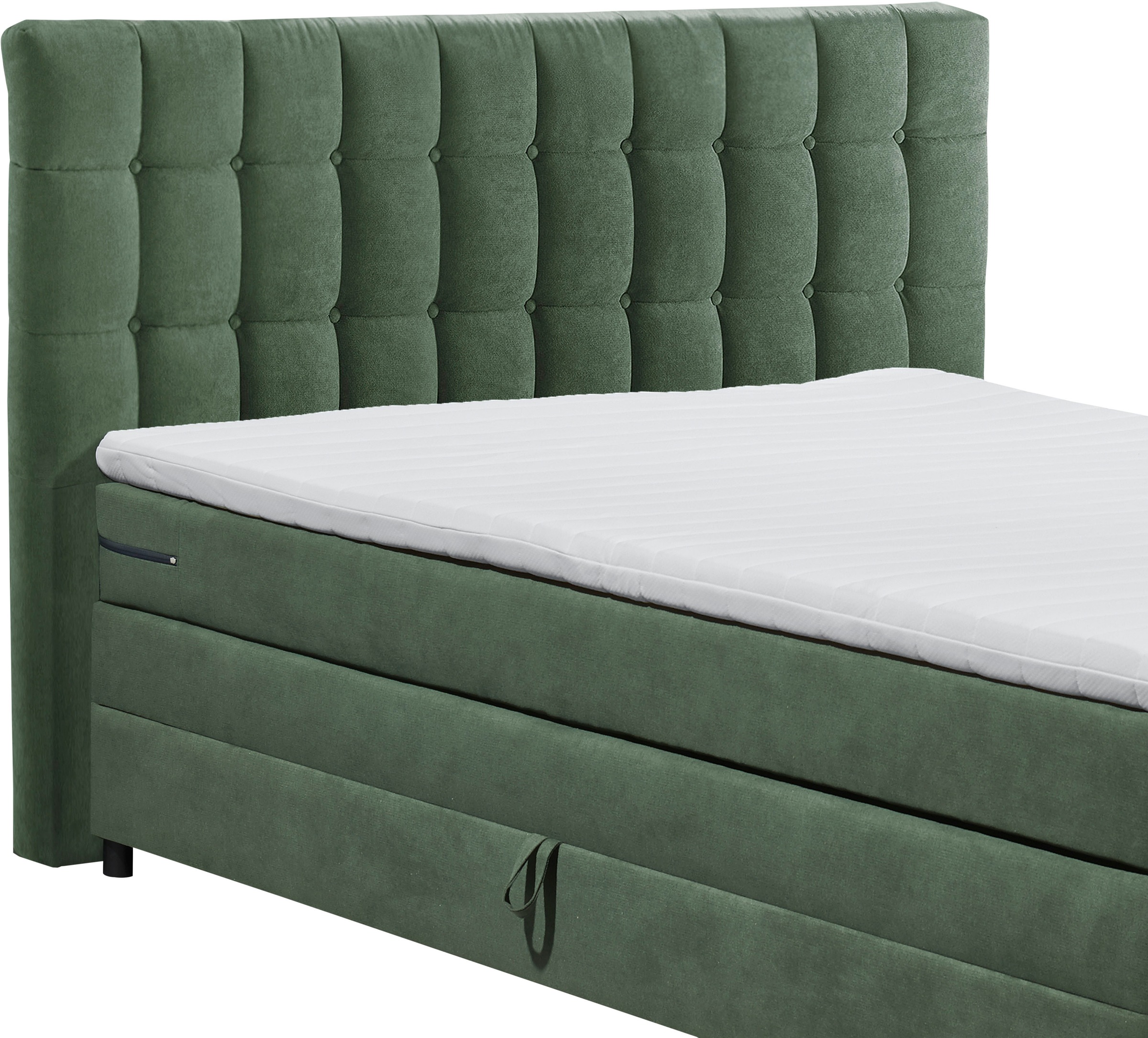 ED EXCITING DESIGN Boxspringbett »Mendoza« inkl. Bettkasten, erhältlich in den Breiten 160cm & 180cm