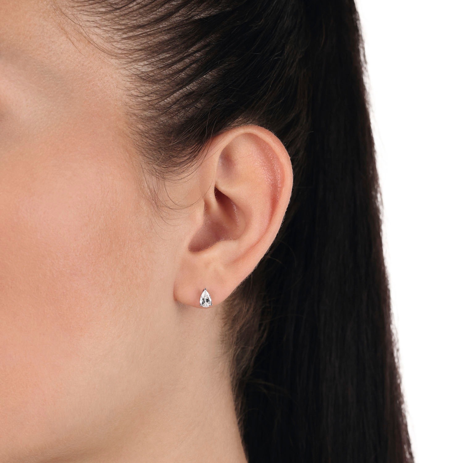 Amor Paar Ohrstecker »2039271, 2039272«, mit Zirkonia (synth.) oder Glasstein