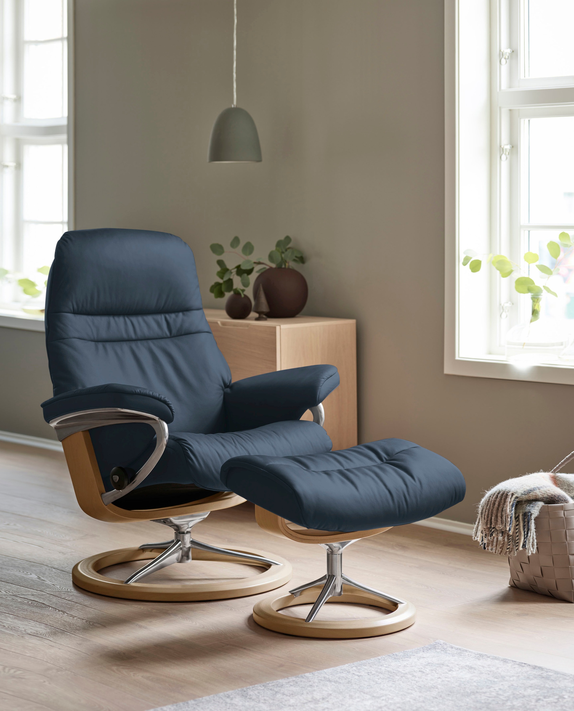 Stressless® Fußhocker »Sunrise«, mit Signature Base, Gestell Eiche