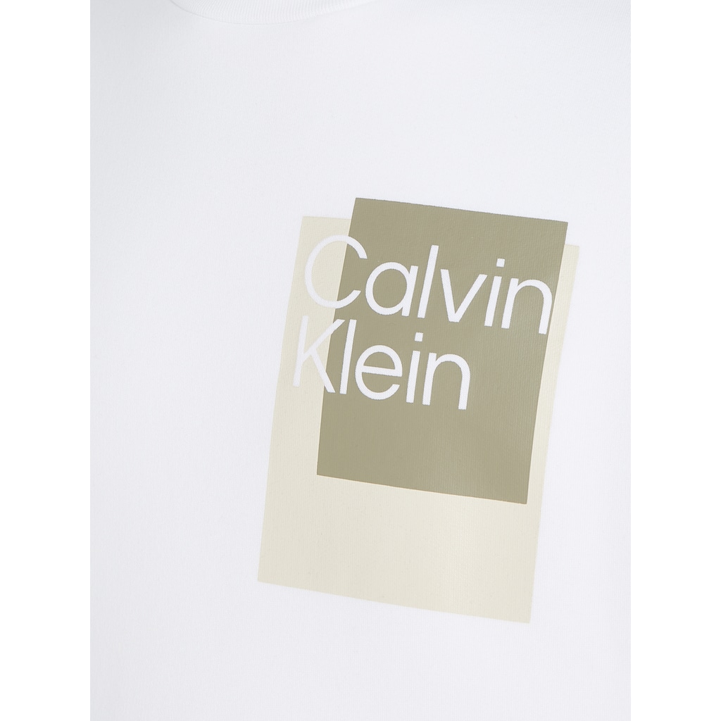 Calvin Klein Sweatshirt »OVERLAY BOX LOGO SWEATSHIRT«