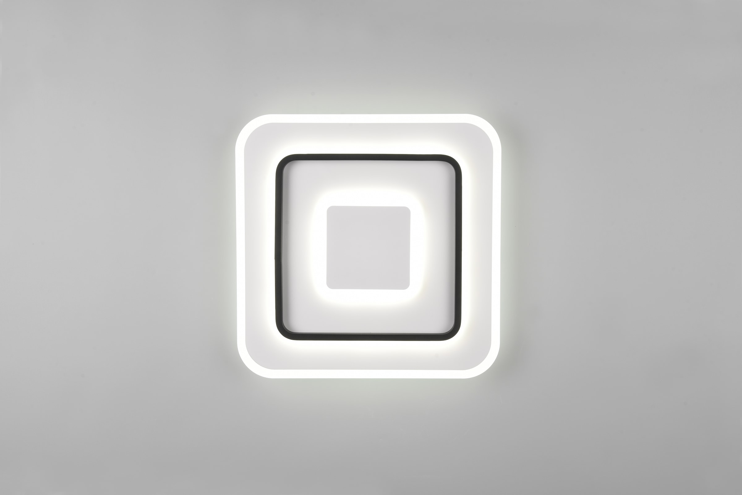 REALITY Leuchten LED Deckenleuchte »JORA, Deckenlampe Schlafzimmer mit Sleep Timer, Nachtlicht, dimmbar,« LED-Board 1 Stk. warmweiß - kaltweiß Lichtfarbe einstellbar CCT, Memoryfunktion, inkl Fernbedienung