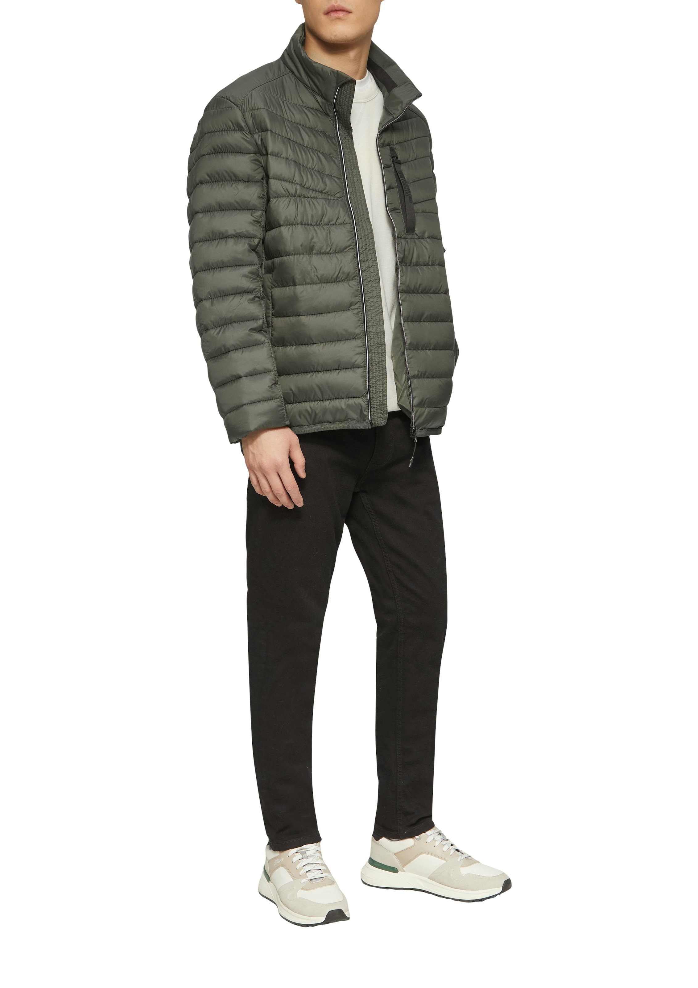 s.Oliver Steppjacke, mit sportiven Kontrastdetails