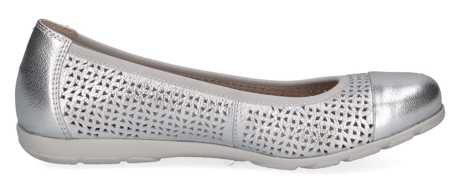 Caprice Ballerina, Slipper, Bequemschuh, Schlupfschuh mit Perforation