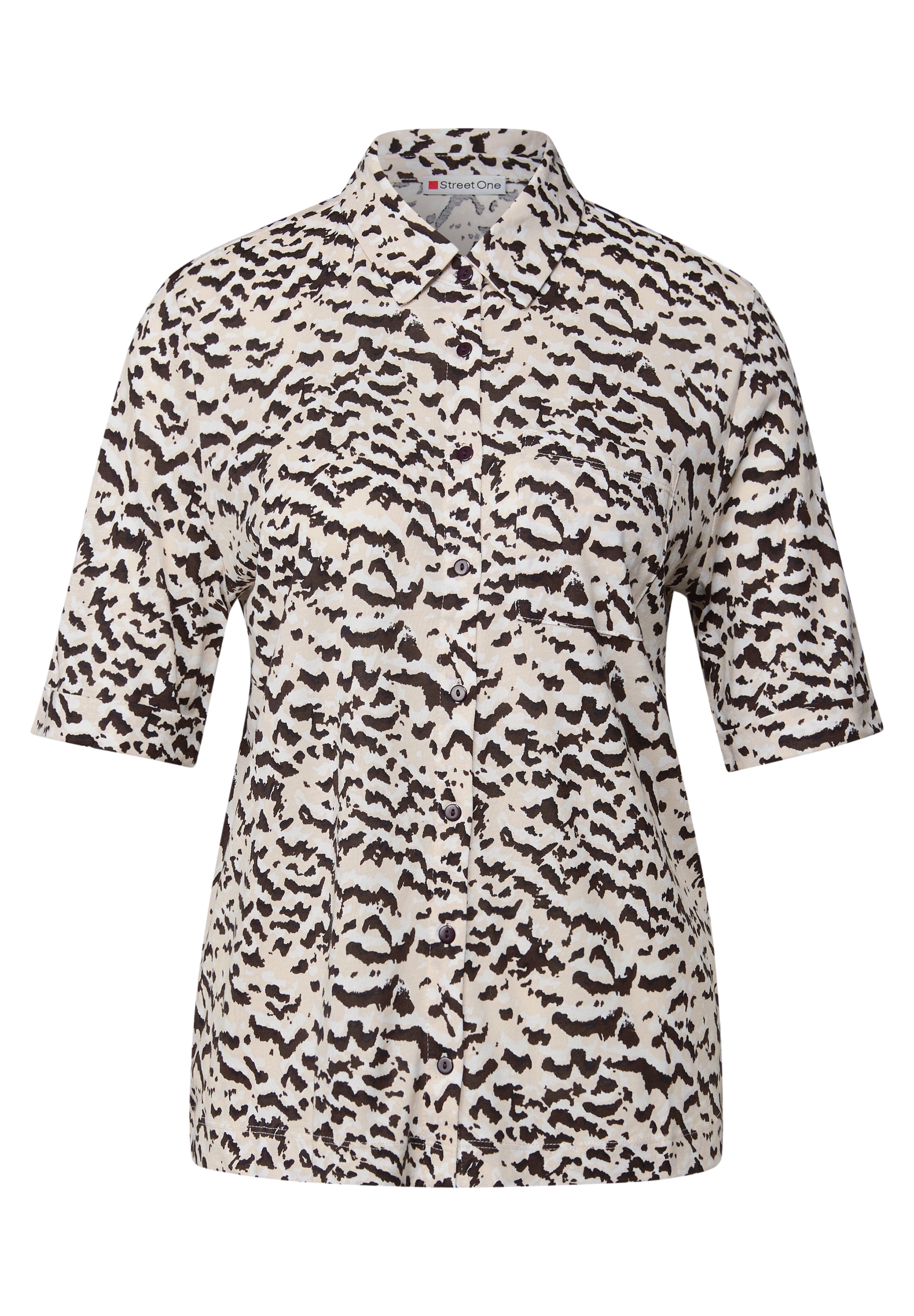 STREET ONE Blusenshirt, mit All-Over Print