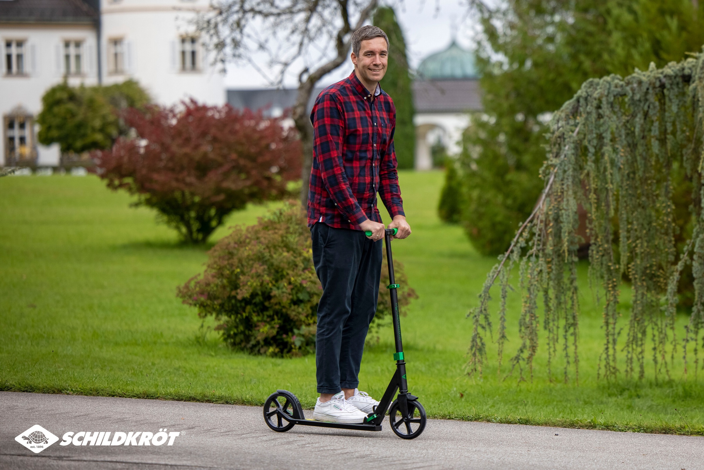 Schildkröt Tretroller »City Scooter STREET ARTIST 2.0, green«