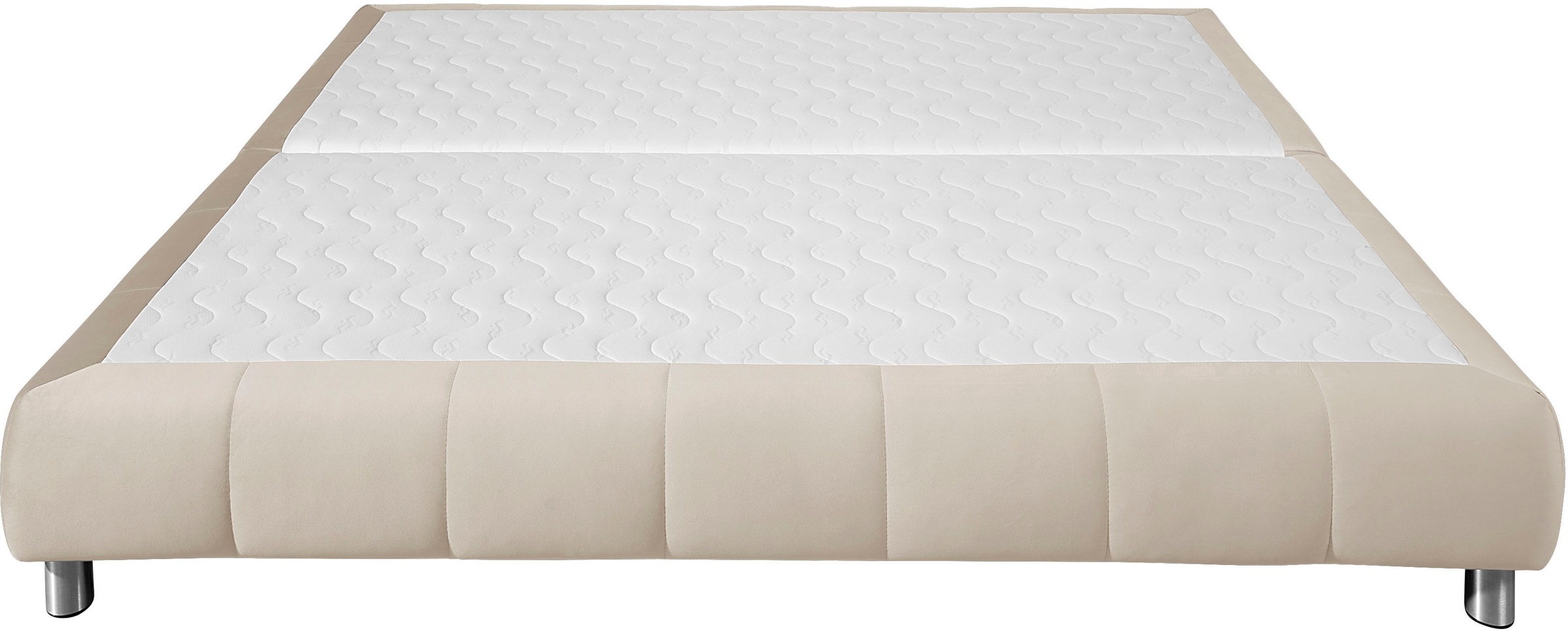 Home affaire Boxspringbett »Salo« Ohne Kopfteil, inkl. Topper, auch in Überlänge 220 cm