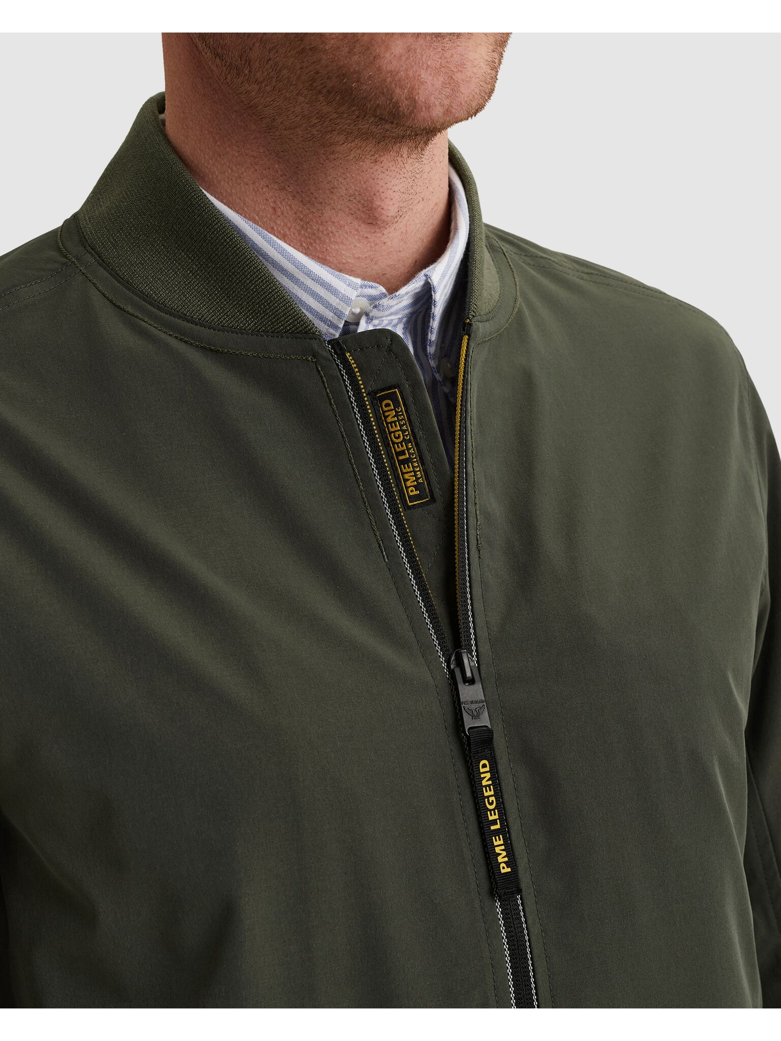 PME LEGEND Outdoorjacke »Flight jacket YETTAIL - Spunner« mit Rippbündchen