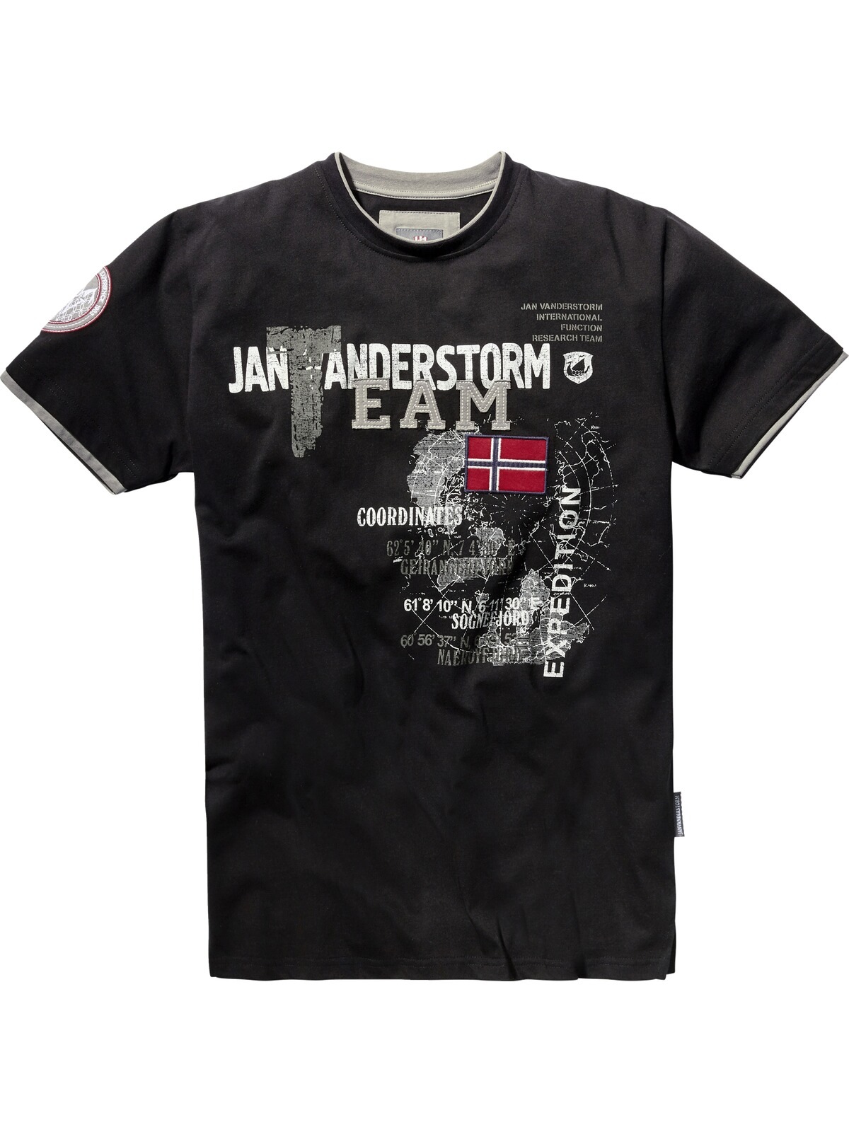 Jan Vanderstorm T-Shirt »T-Shirt SÖLVE«