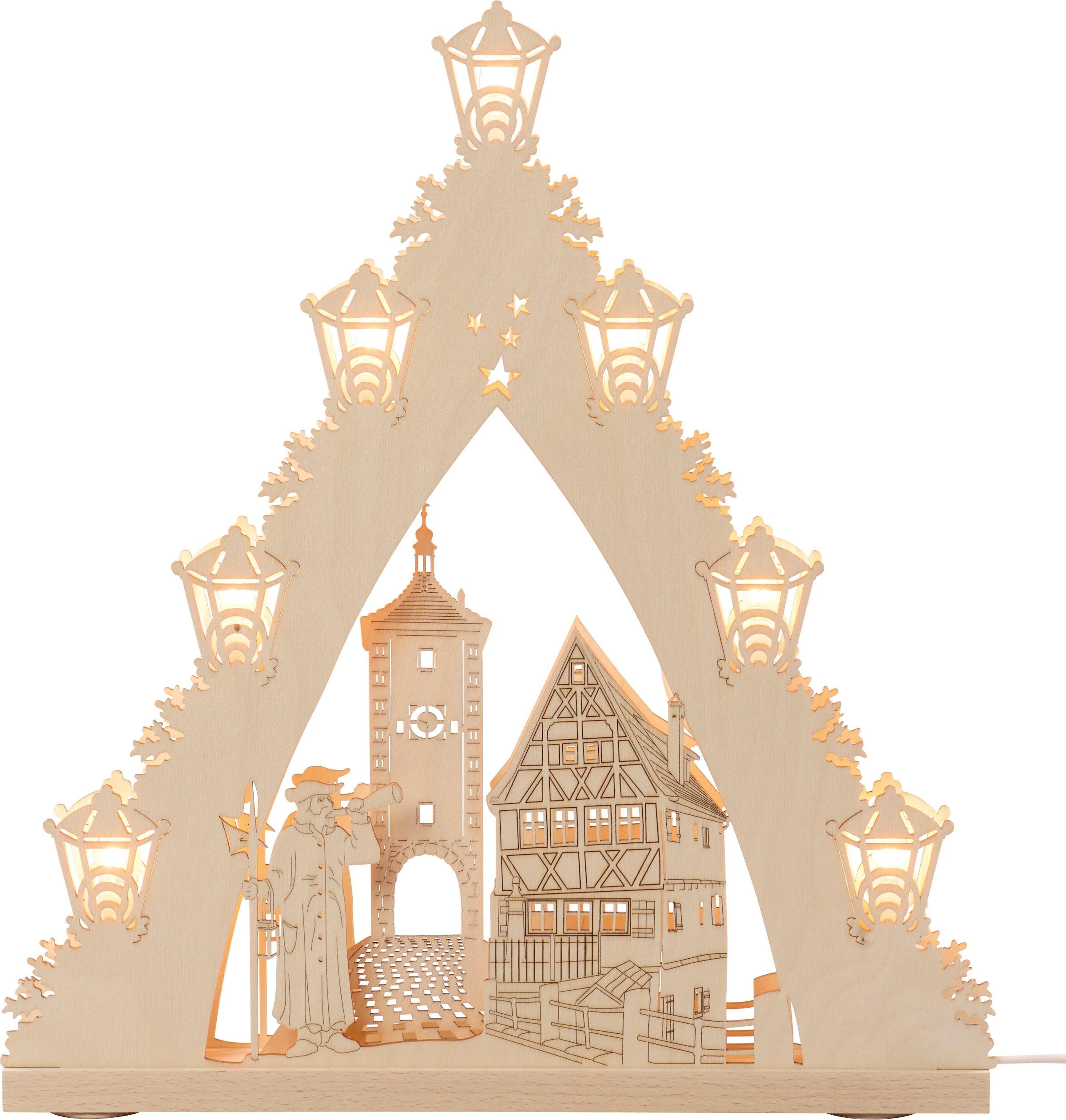 Weigla Lichterbogen »Rothenburg bei 7-flammig, der Weihnachtsdeko«, Lichterspitze OTTO Tauber, ob bestellen