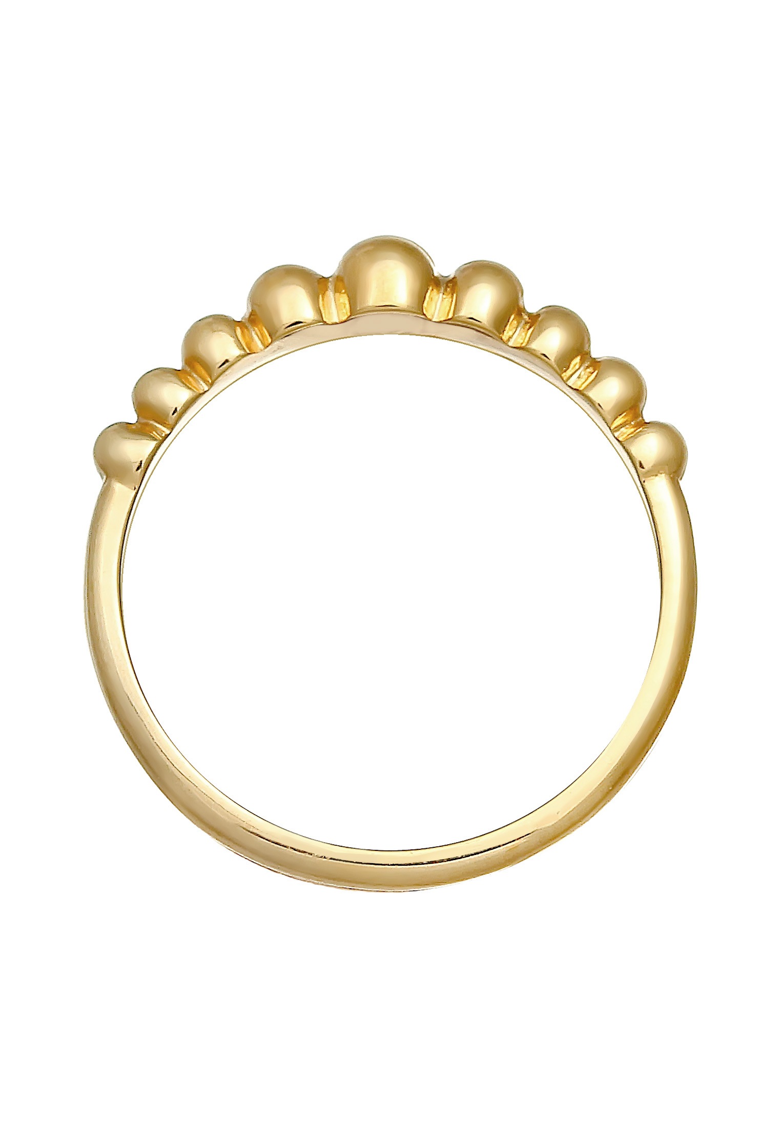 Elli Silberring »Ring Stapelring Kugel Dots Optik 925er Silber«