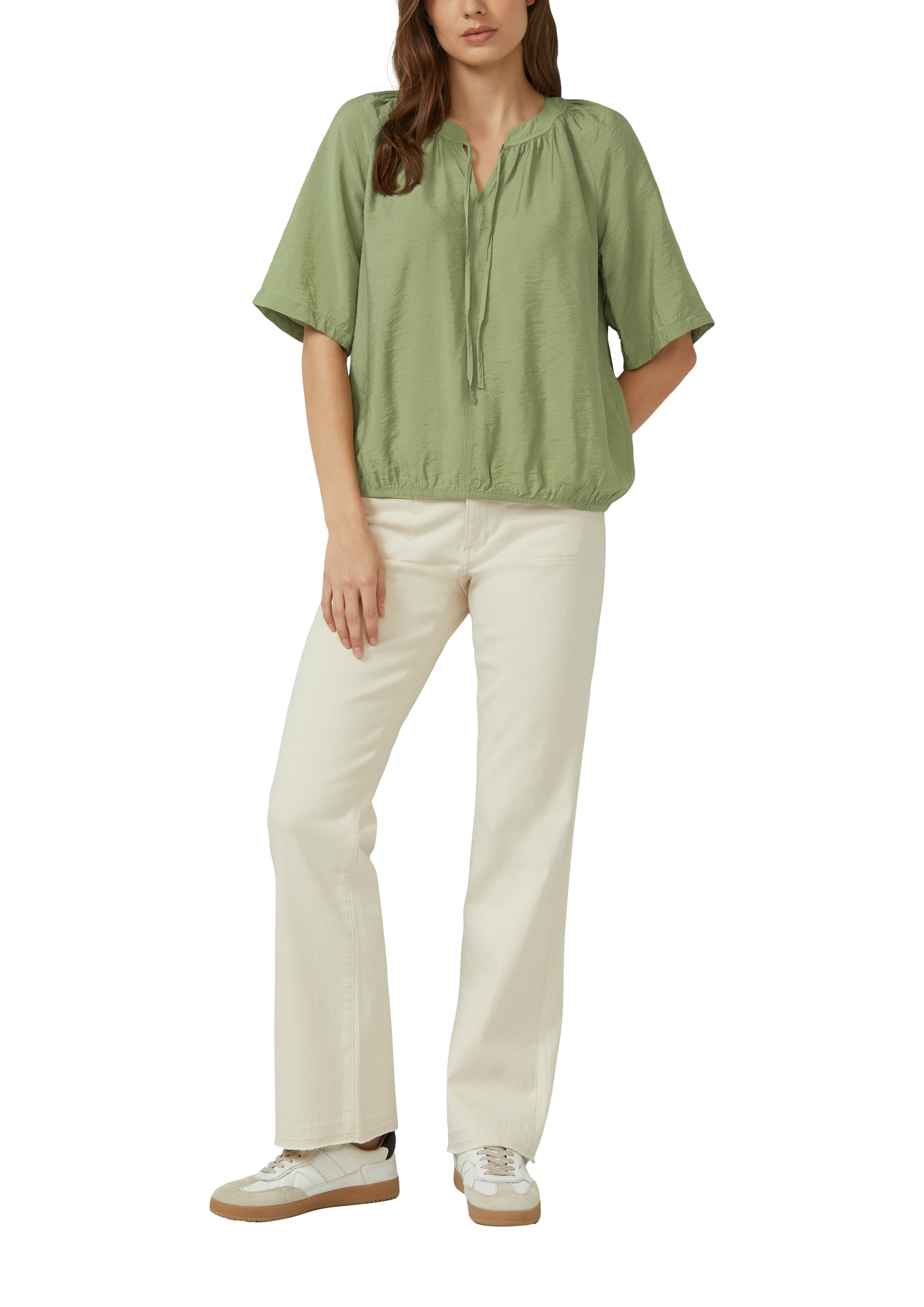 s.Oliver Klassische Bluse mit All-Over Print