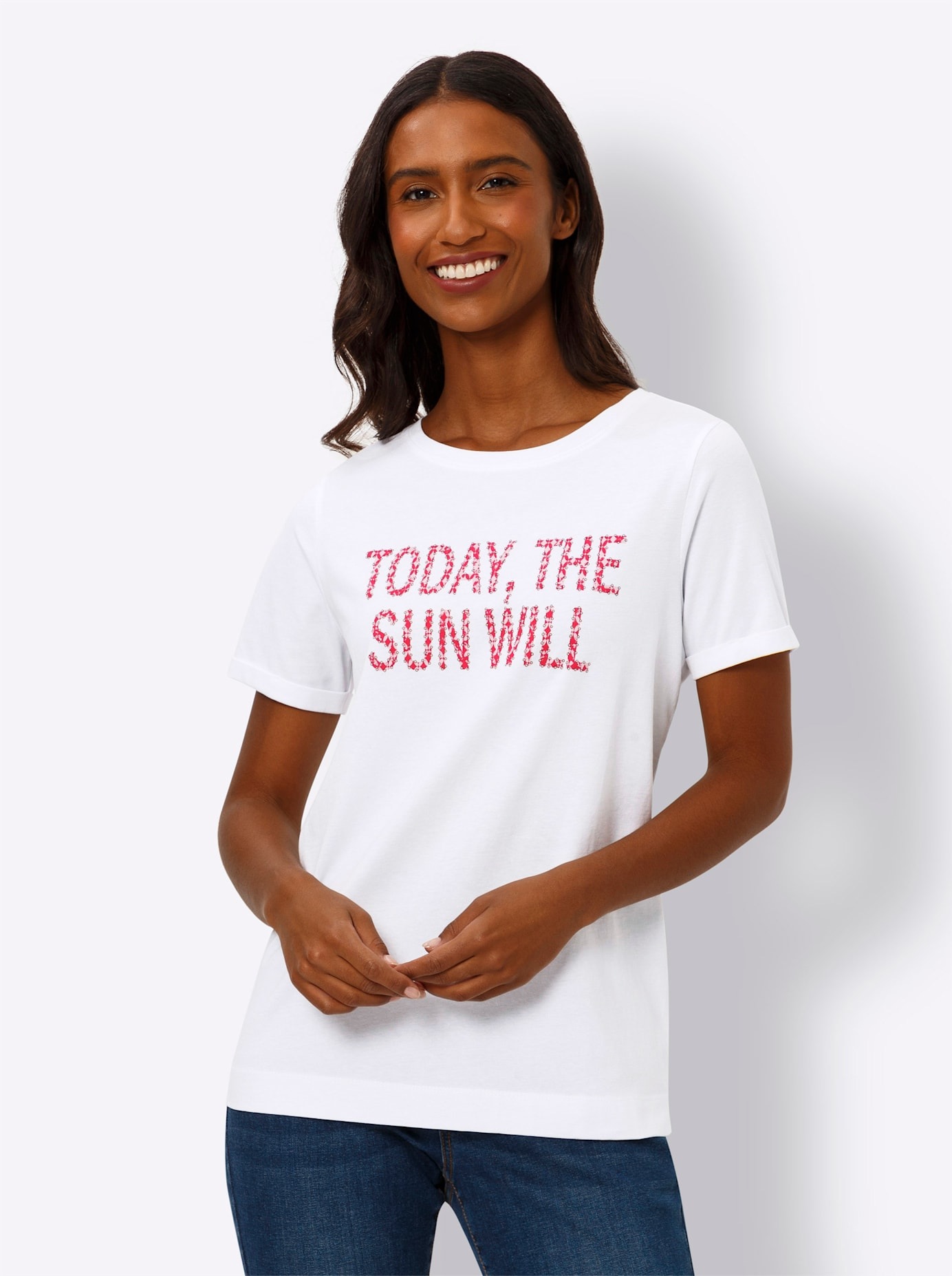 heine Rundhalsshirt »Shirt«, (1 tlg.)