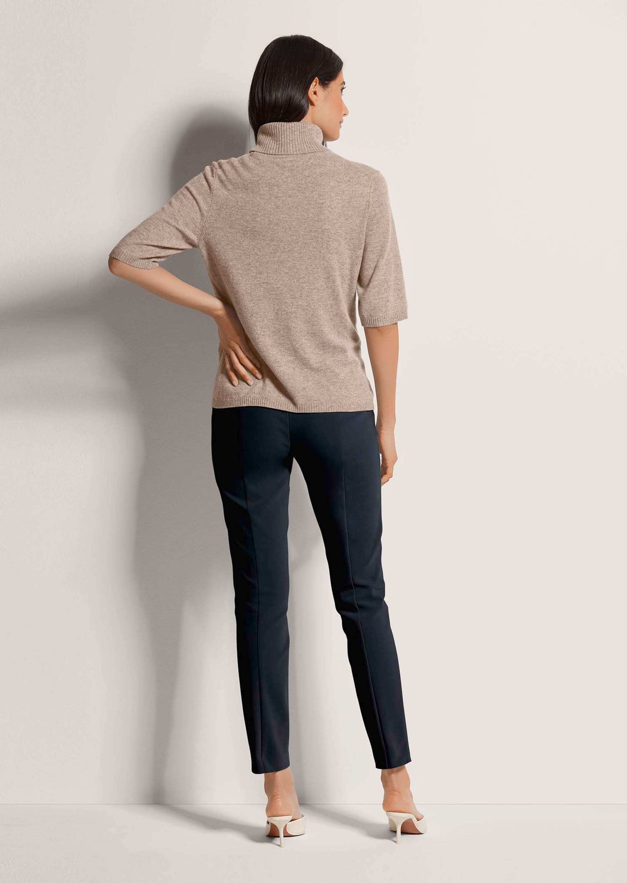 MADELEINE Longpullover »Pullover Kaschmirpullover mit Rollkragen«