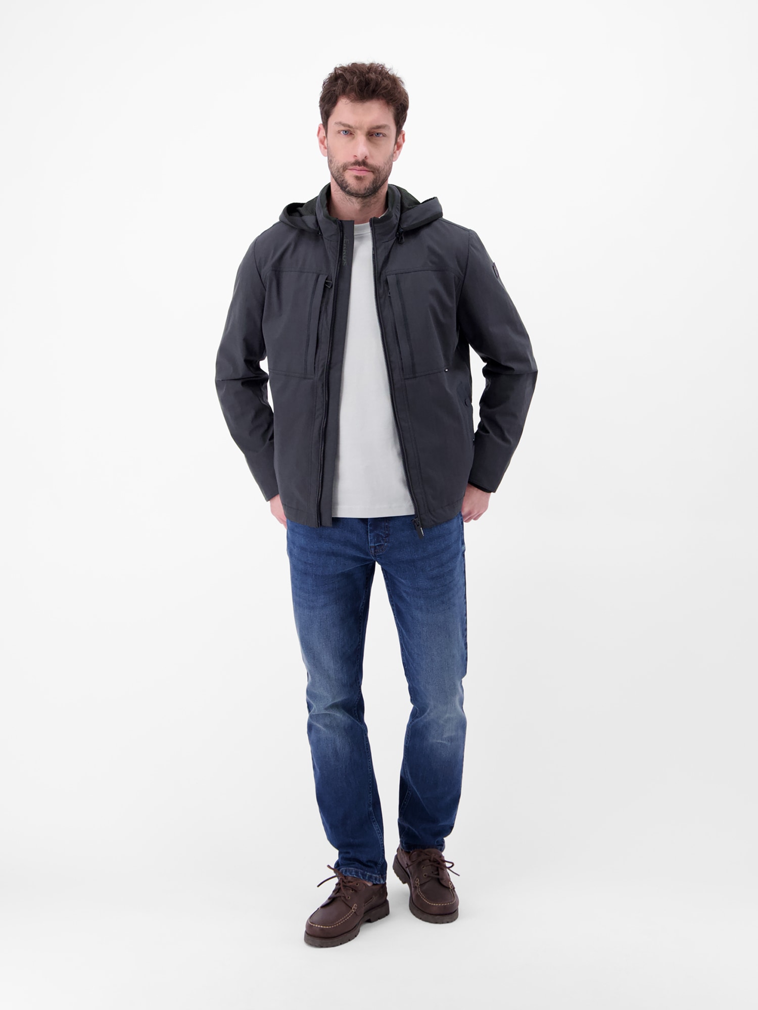 LERROS Outdoorjacke »Leichte Funktionsjacke mit abnehmbarer Kapuze« mit Kapuze