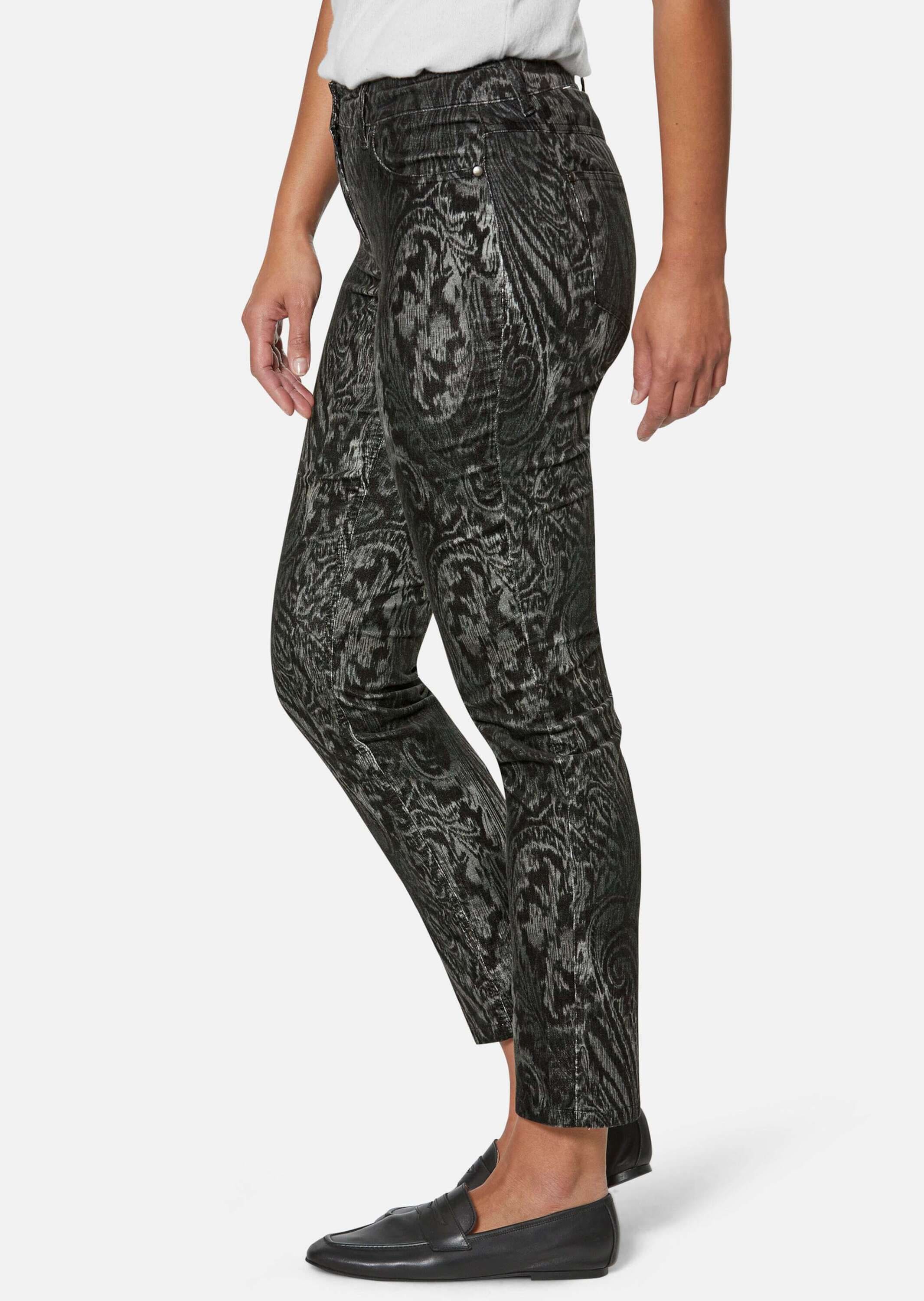 MADELEINE Stoffhose »Hose Schlanke Hose mit Paisley-Print, Stretch«