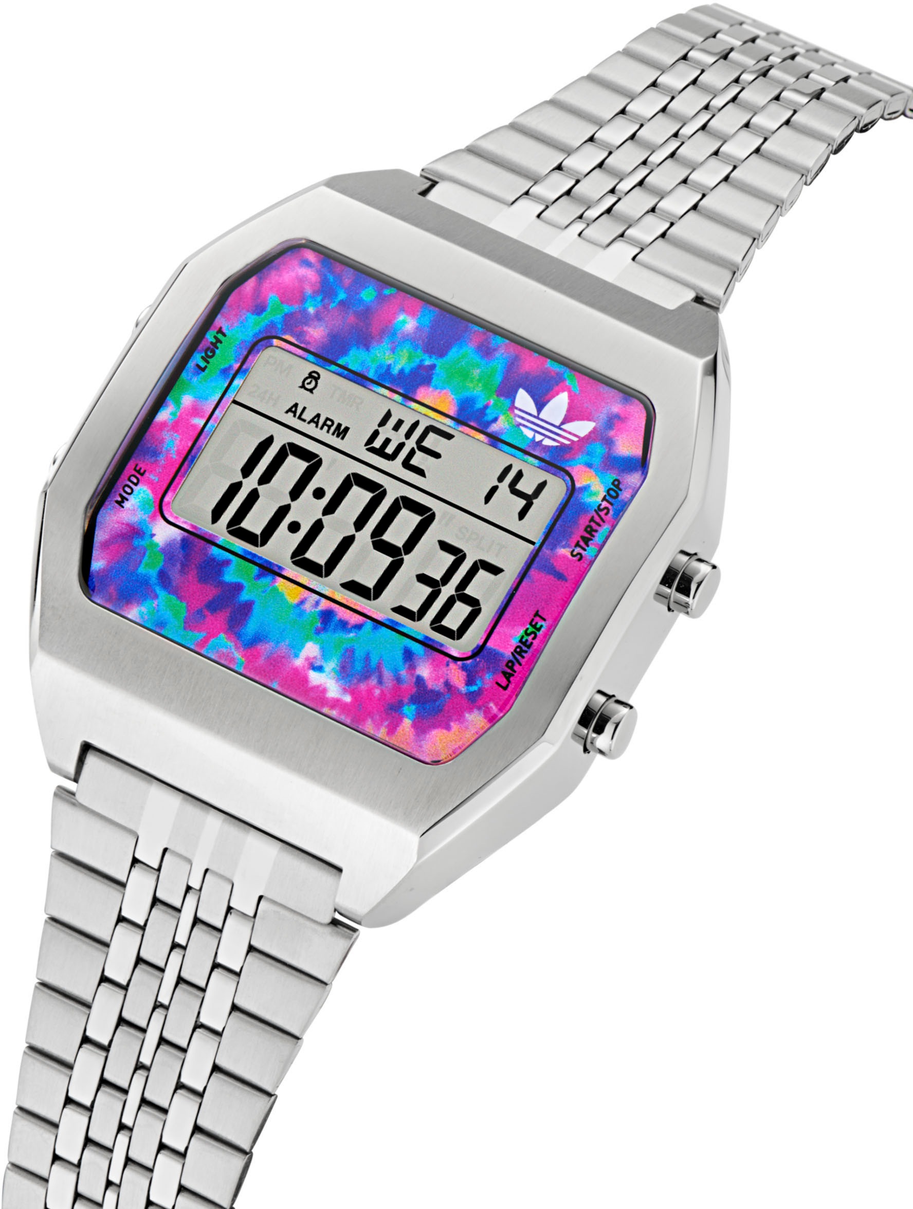 adidas Originals Digitaluhr »DIGITAL TWO«, Quarzuhr, Armbanduhr, Herrenuhr, Damenuhr, unisex, Edelstahlarmband