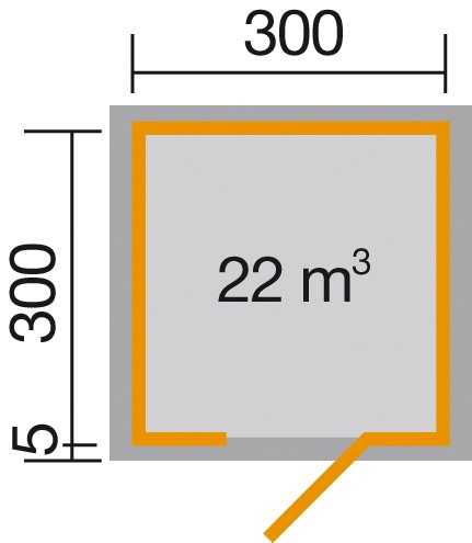 weka Gartenhaus »wekaLine 413 Gr.2«