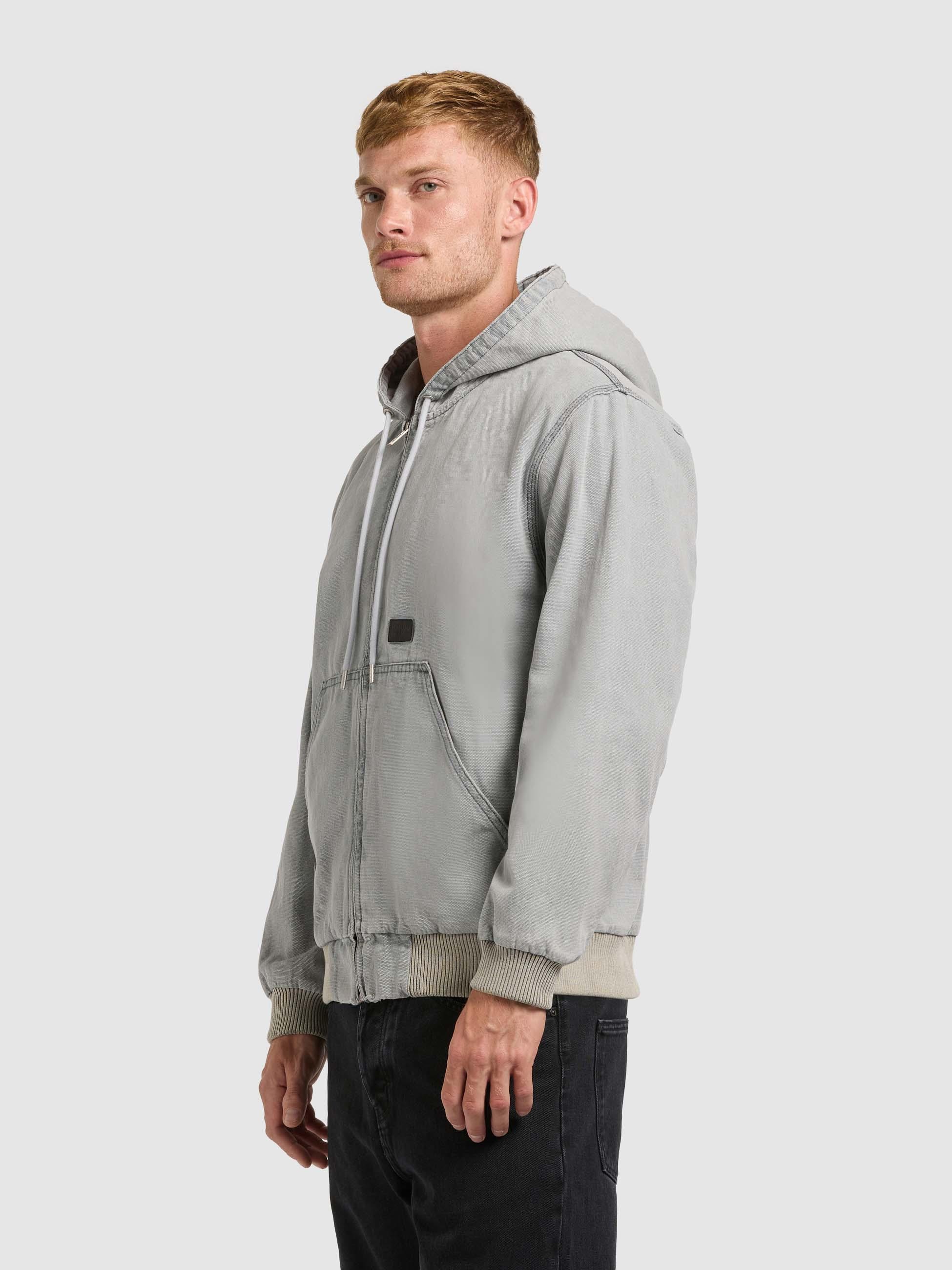 khujo Outdoorjacke »Outdoorjacke Rhiis« mit Kapuze Herren Übergangsjacke im Denim-Look