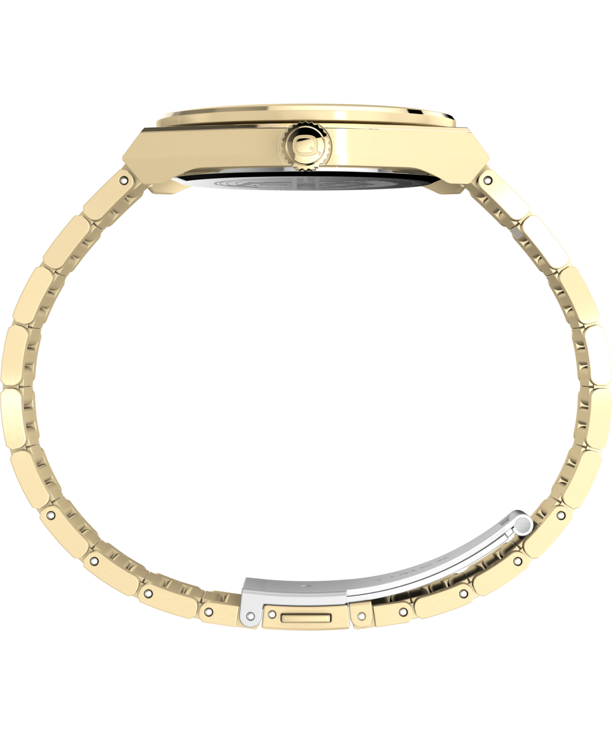 Timex Quarzuhr »CONTINENTAL« Armbanduhr, Damenuhr, Edelstahlarmband, Datum, Leuchtzeiger