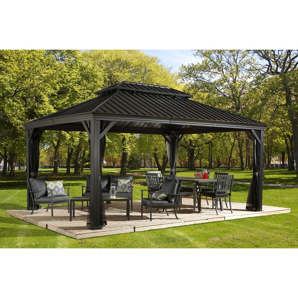 Sojag Pavillon »Gazebo Messina«, (Set)