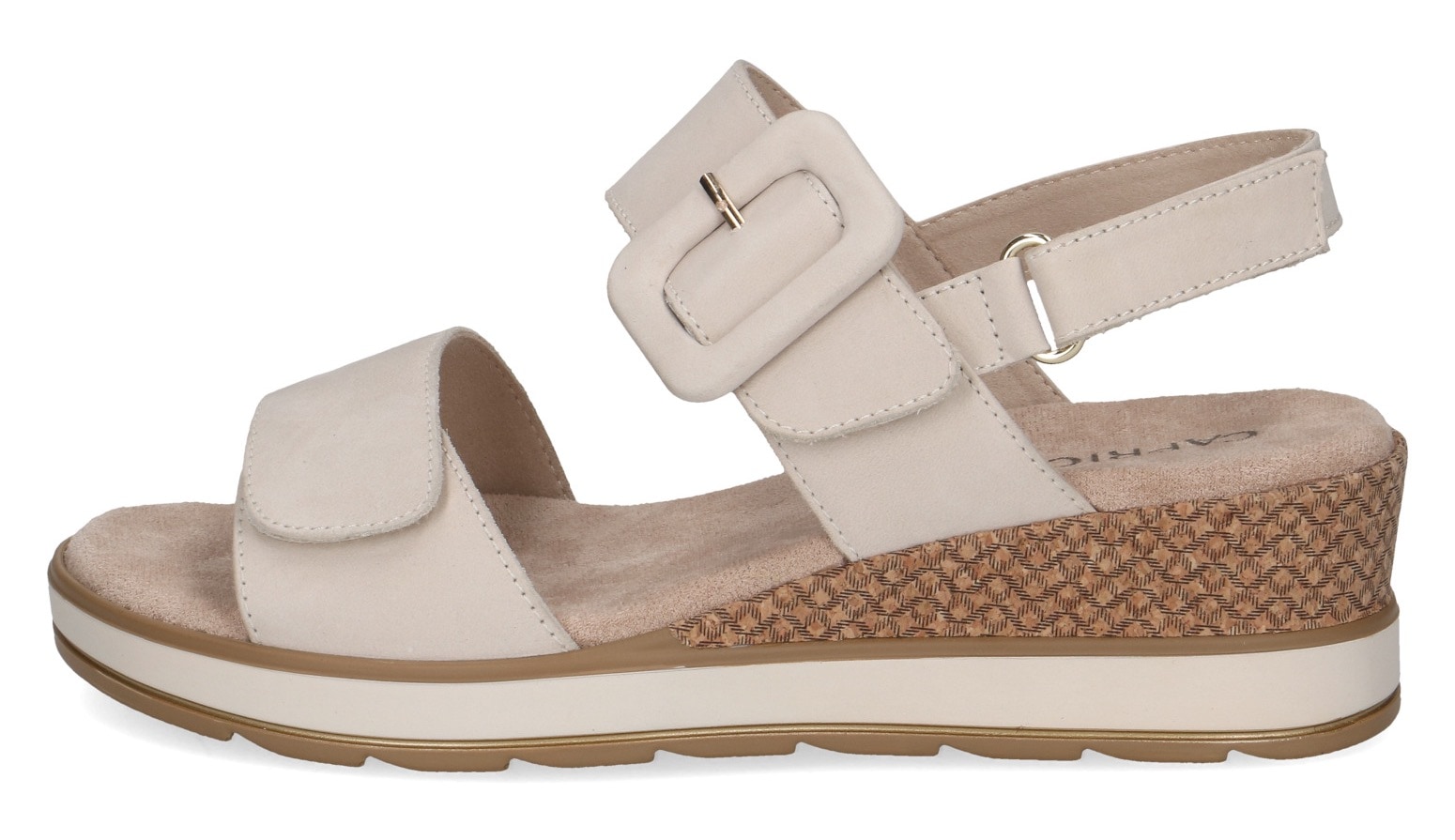 Caprice Keilsandalette, Sommerschuh, Riemchensandale in bequemer Weite