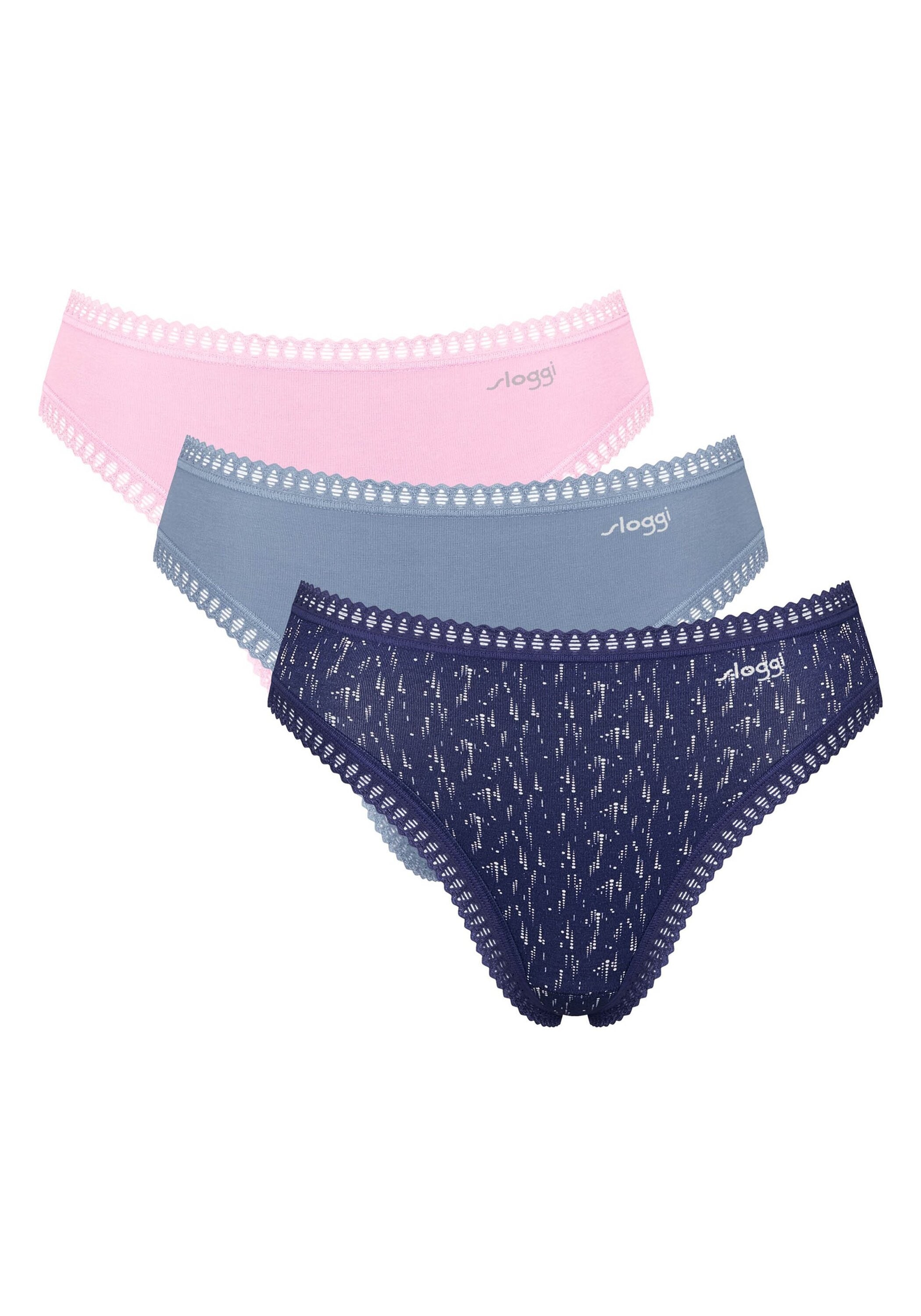 sloggi Slip »Slip GO Crush High leg C3P 3er Pack«