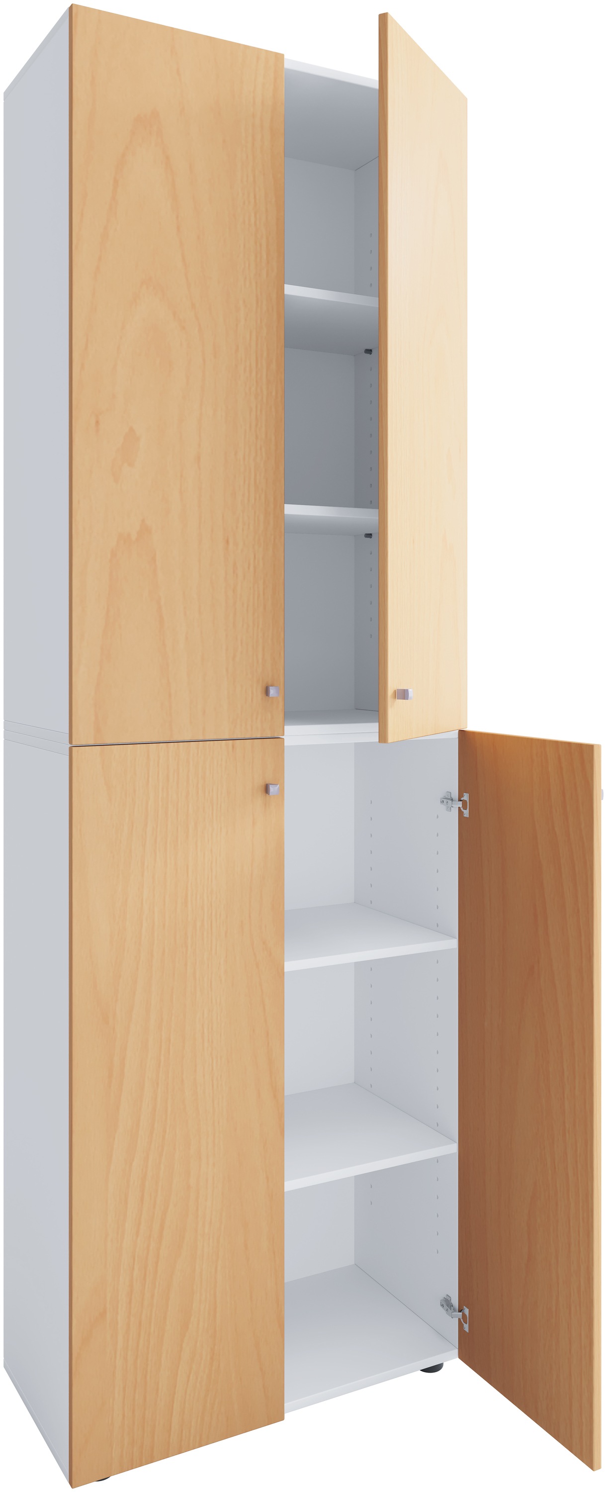 VCM Schuhschrank »VCM XL Holz Großer Schuhschrank Schuhregal Groß Stiefel Dielenmöbel Lona 6 Fächer Drehtüren« 1 Stk. tlg.